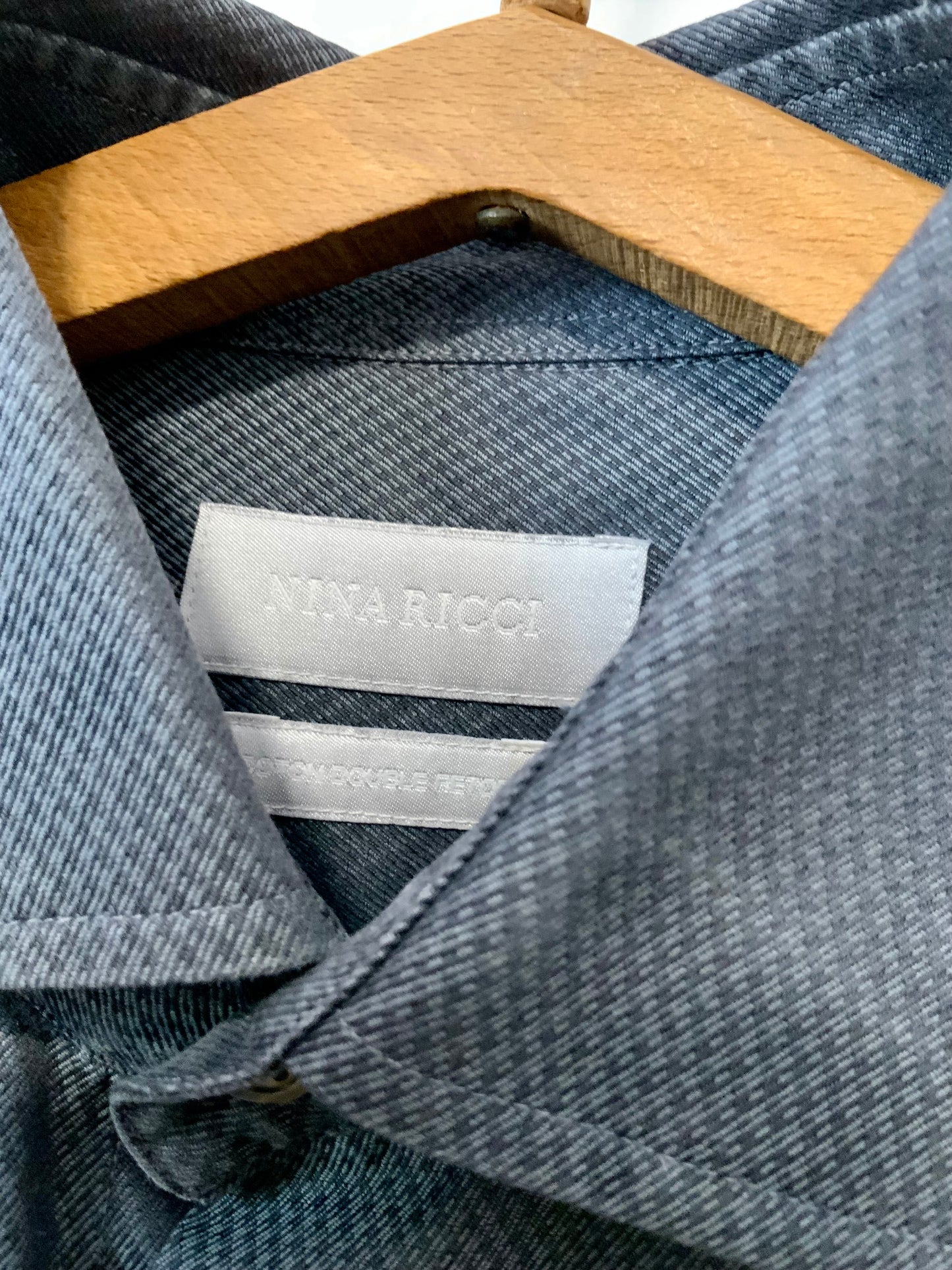 Chemise Nina Ricci Grise Carreaux