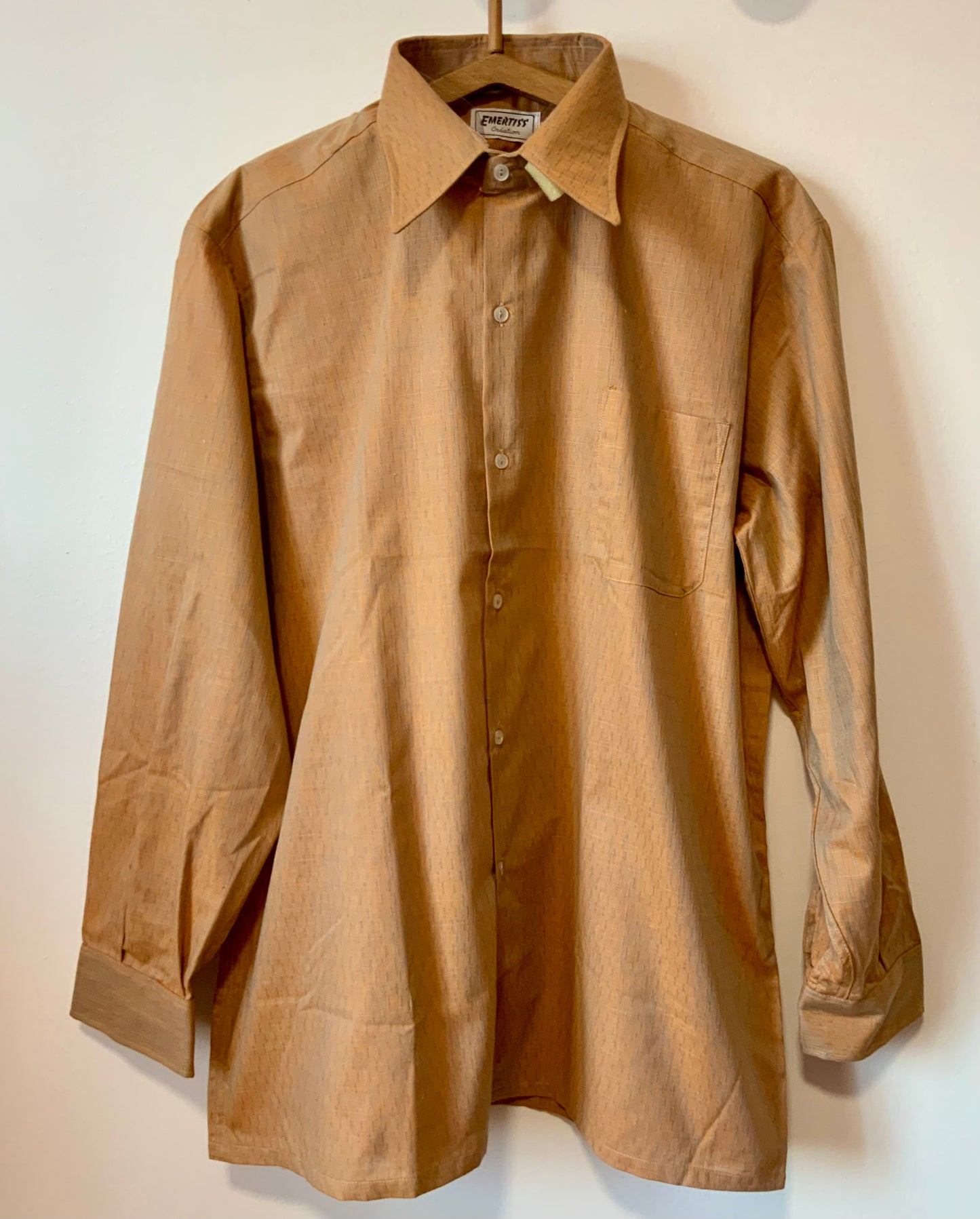 Chemise Col pelle à Tartes DeadStock France Vintage