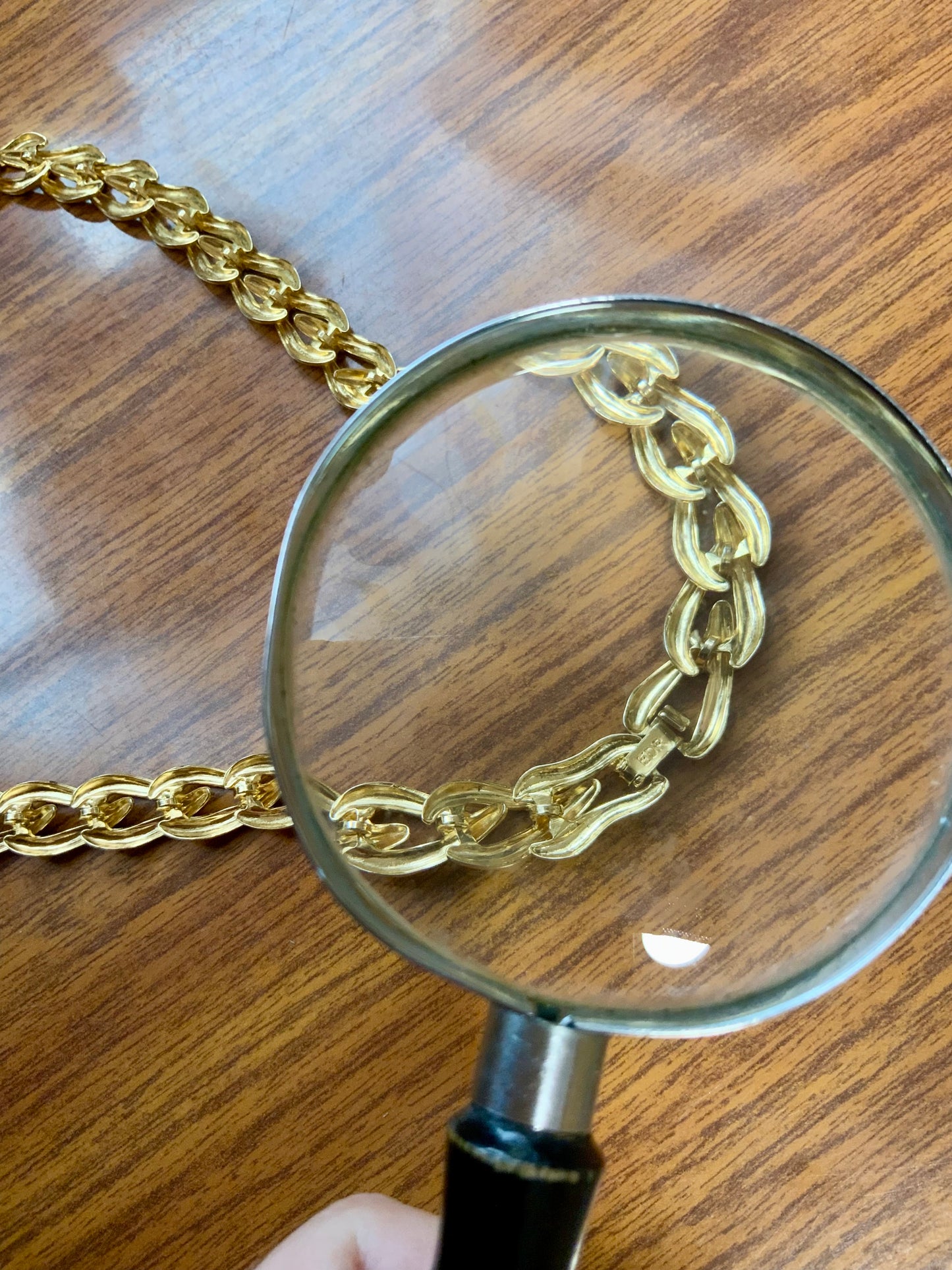 Collier mailles Vintage Plaqué or Élégance