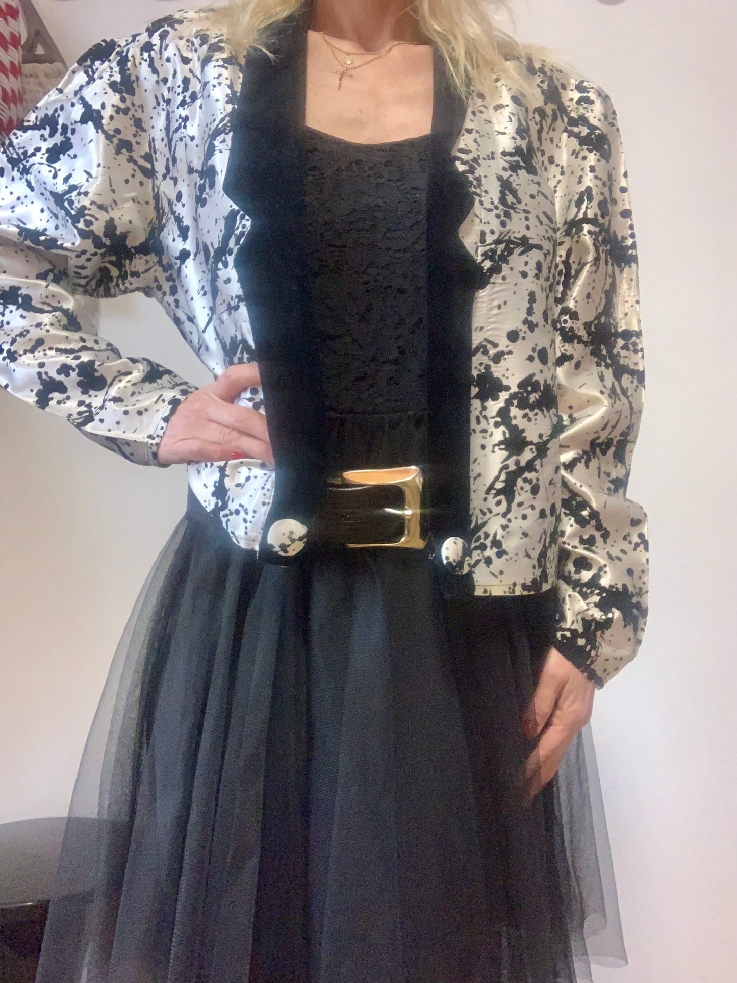 Veste Vintage Chic 1980 Originale