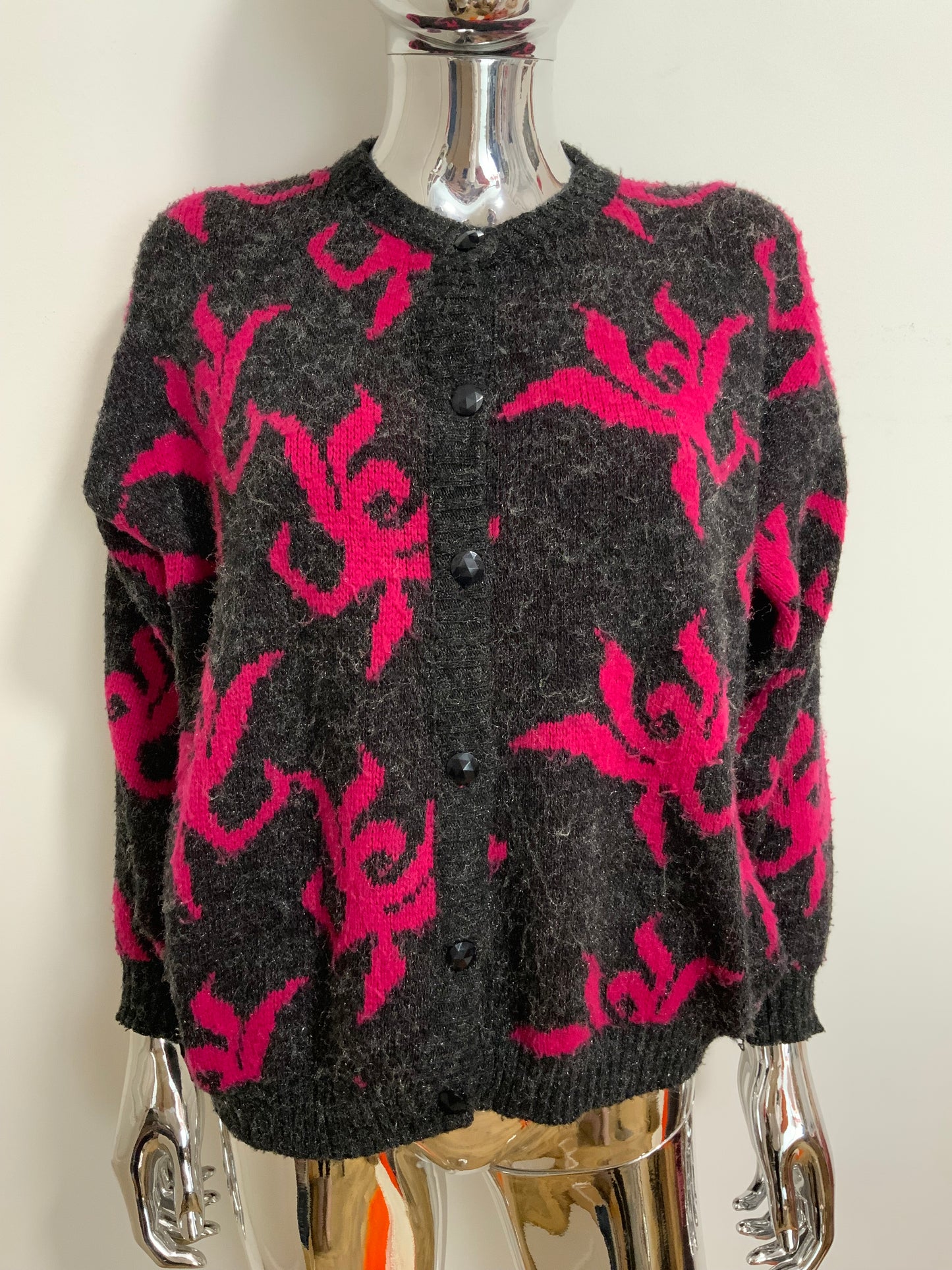 Gilet Vintage 1980 A fleurs Ravissant !