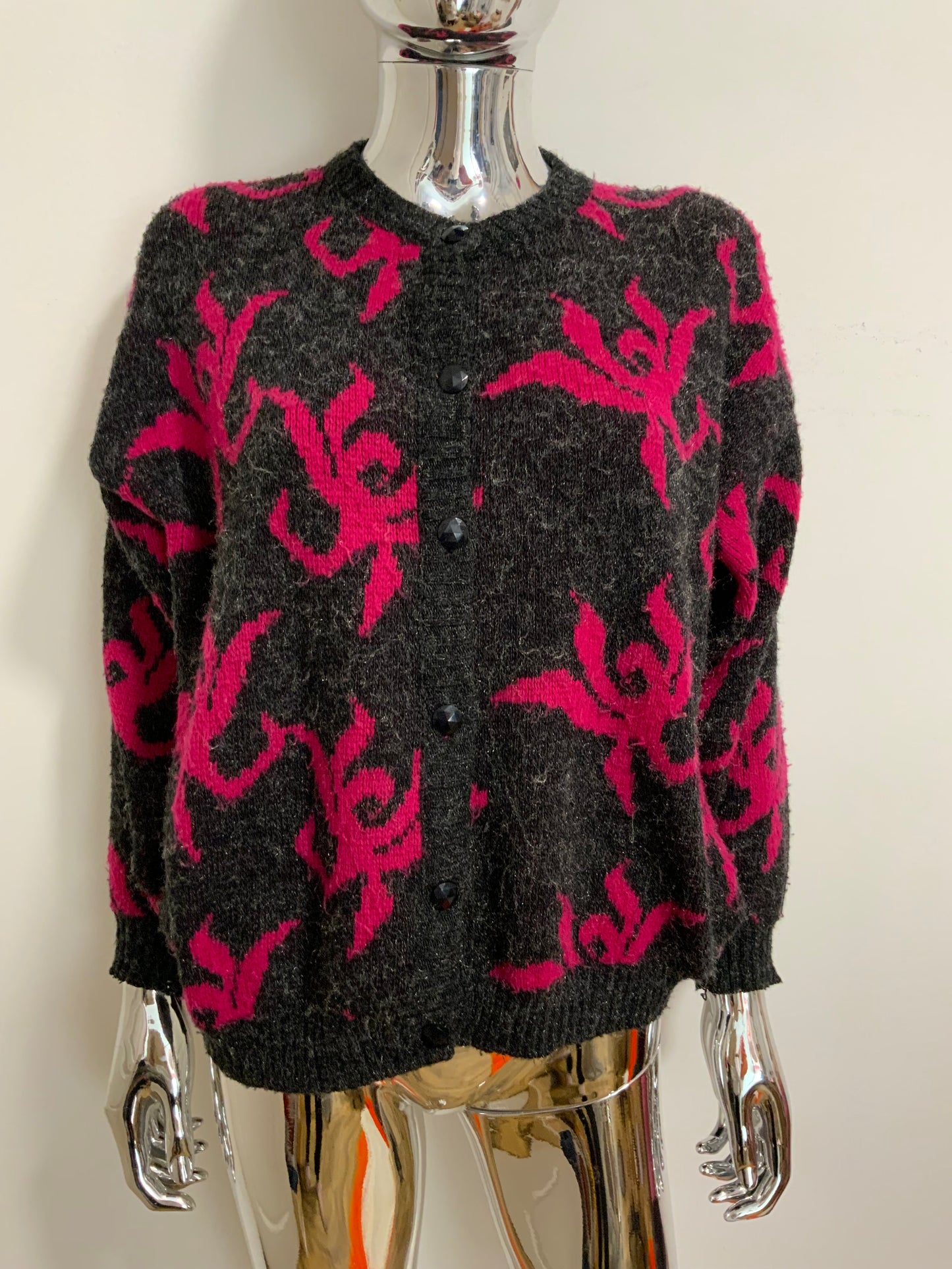 Gilet Vintage 1980 A fleurs Ravissant !