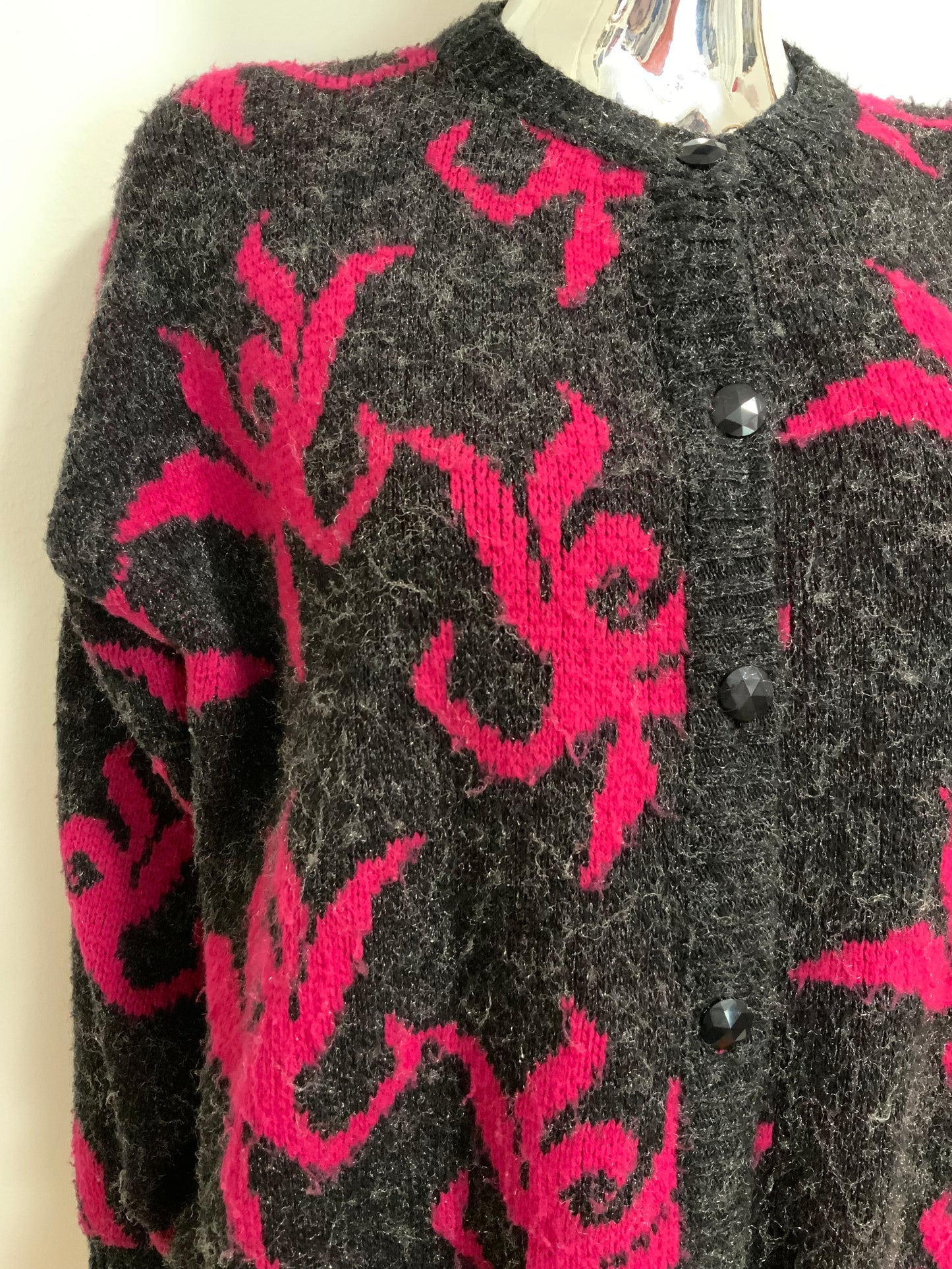 Gilet Vintage 1980 A fleurs Ravissant !