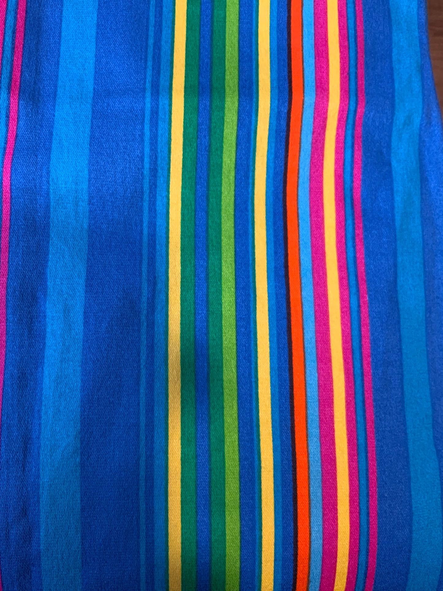 Jupe courte tube près du corps Pur Vintage 1990 Couleurs Rayures France