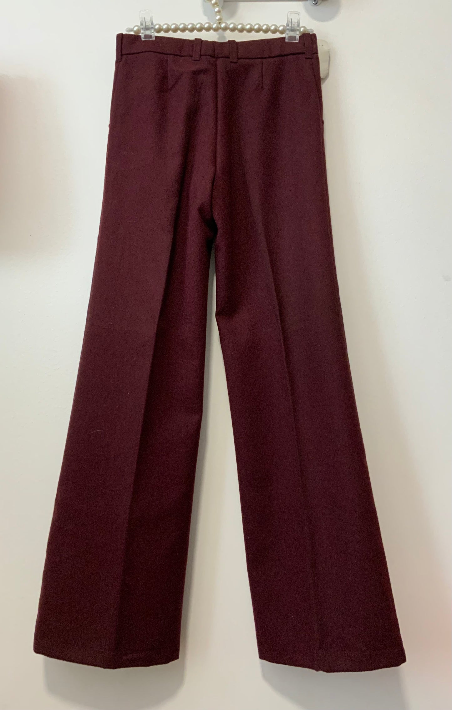 Pantalon Flare Taille haute Vintage Deadstock 1970 Modele London