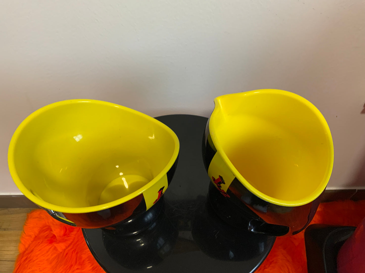 Ensemble JB carafe et sceau à glaces Jaune Noir