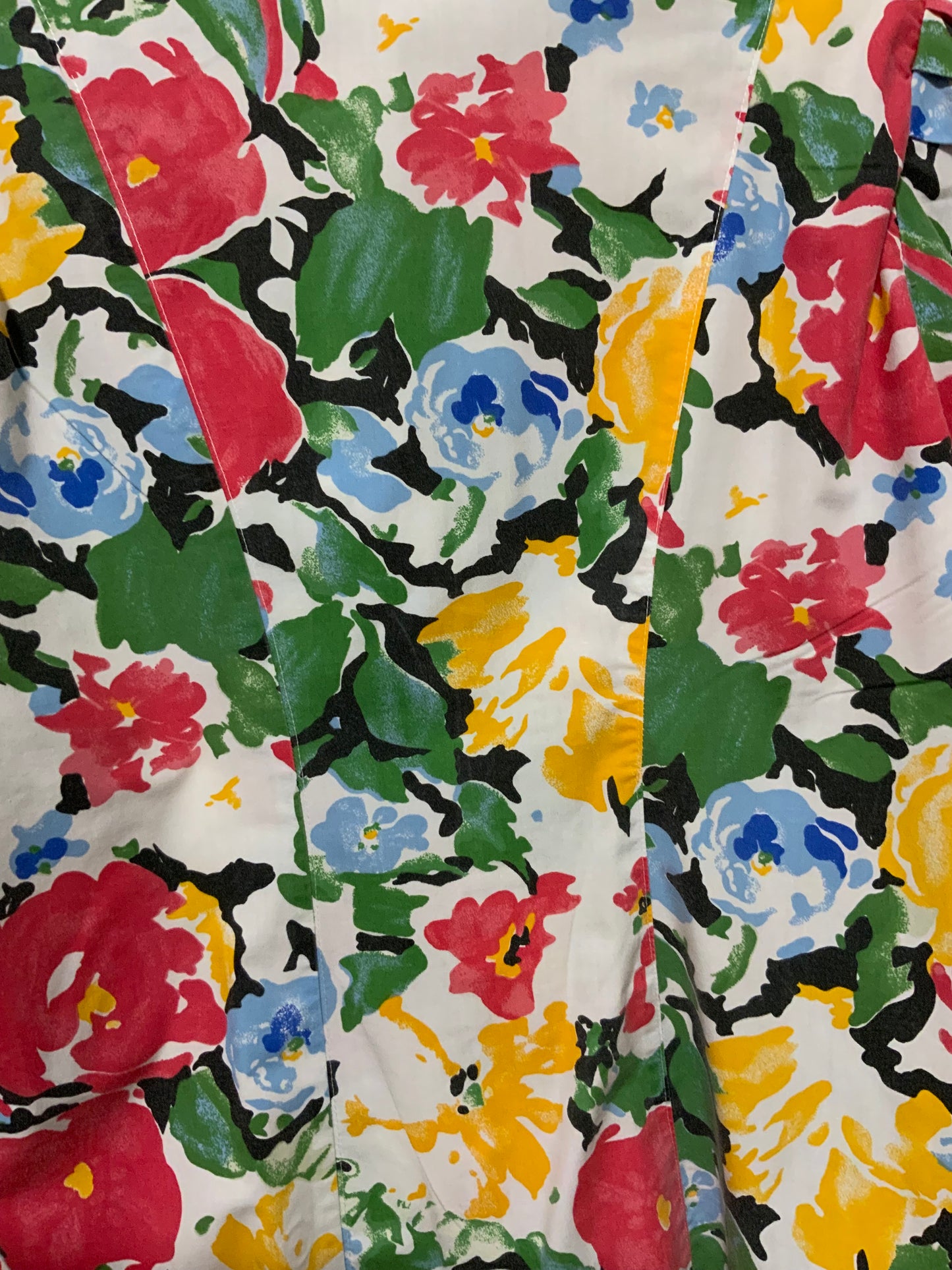Veste légère Fleurs Vintage 1980