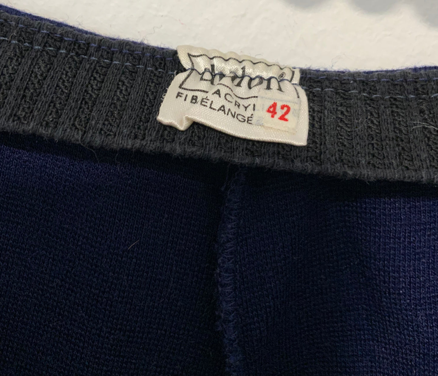 Superbe pantalon pattes d’éléphant Dralon Original Vintage 1970