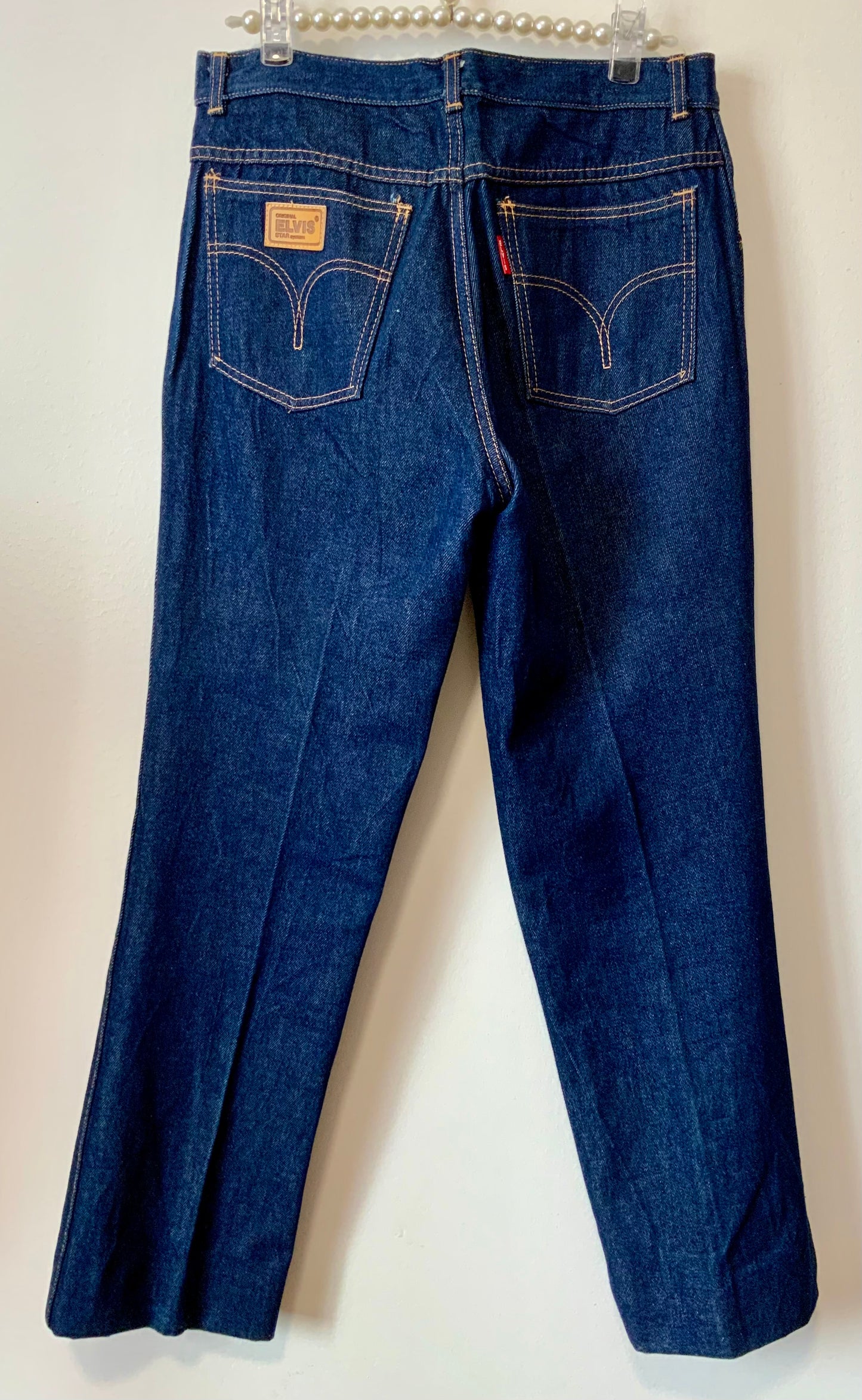 Jean Brut Vintage coton 1980 Elvis Forme Mom