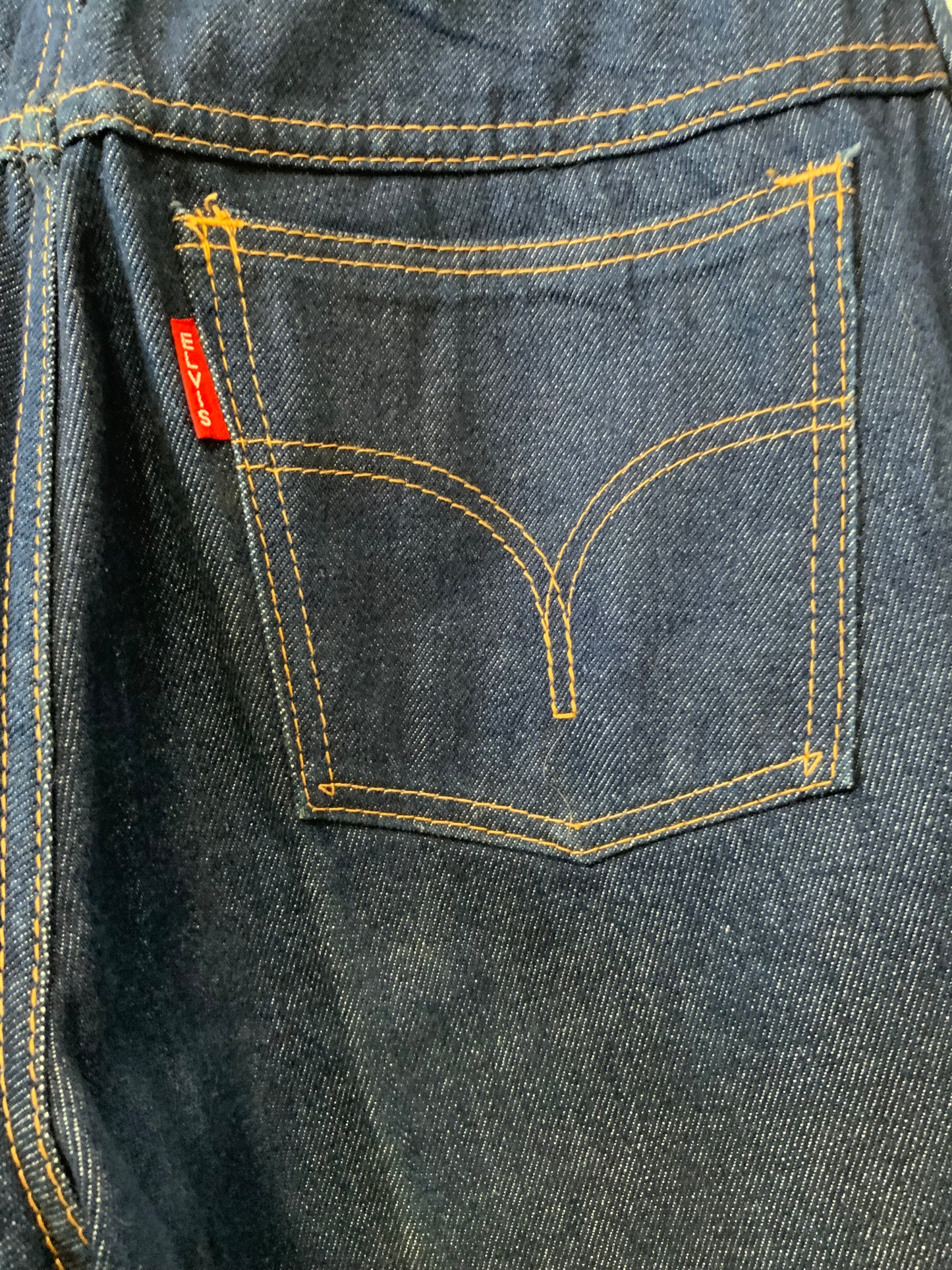Jean Brut Vintage coton 1980 Elvis Forme Mom