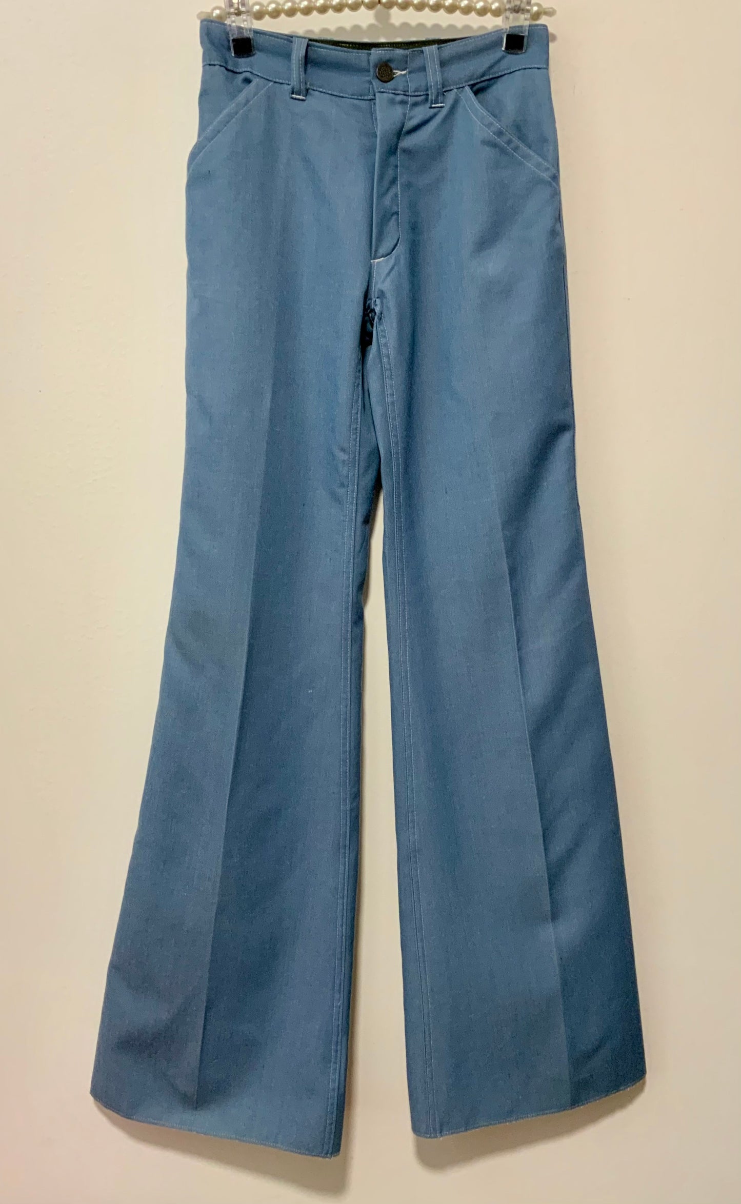 1975 Sublime Flare Pattes d’Elephant Authentique Seventies Vintage Deadstock France