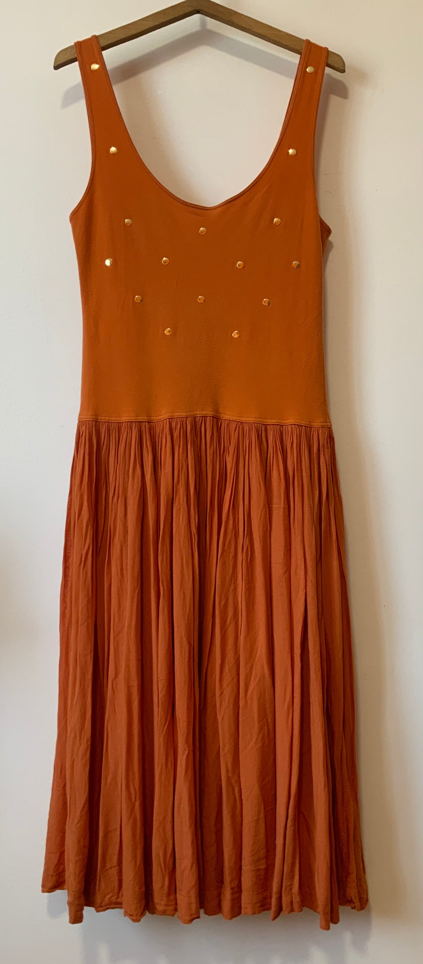 Robe Orange Original Vintage 1980 France