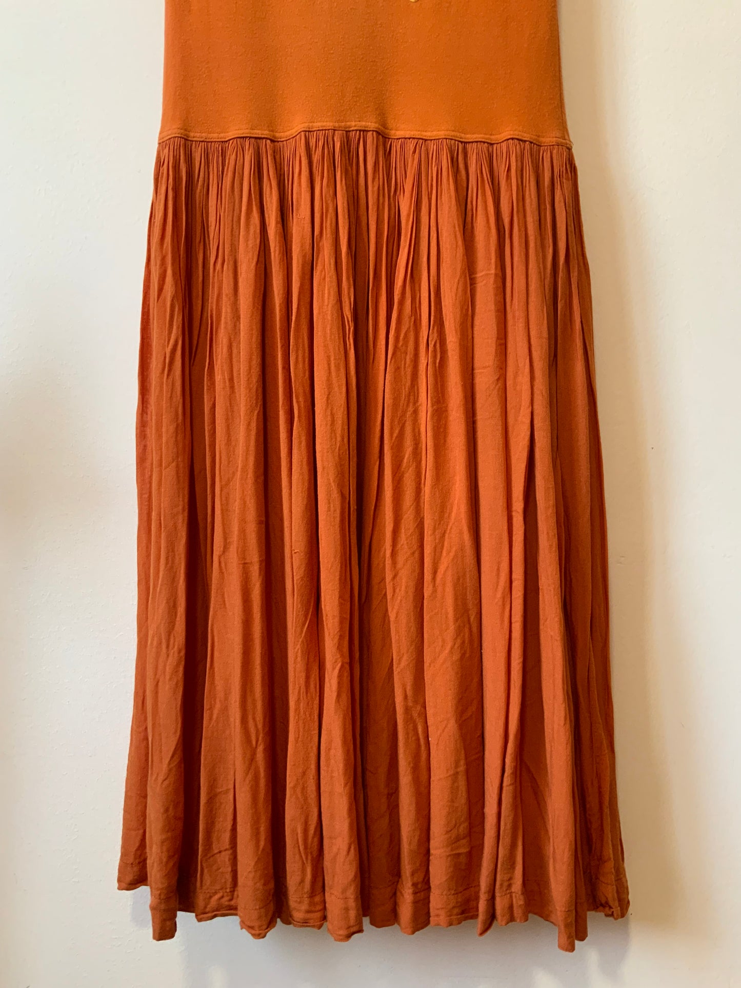 Robe Orange Original Vintage 1980 France