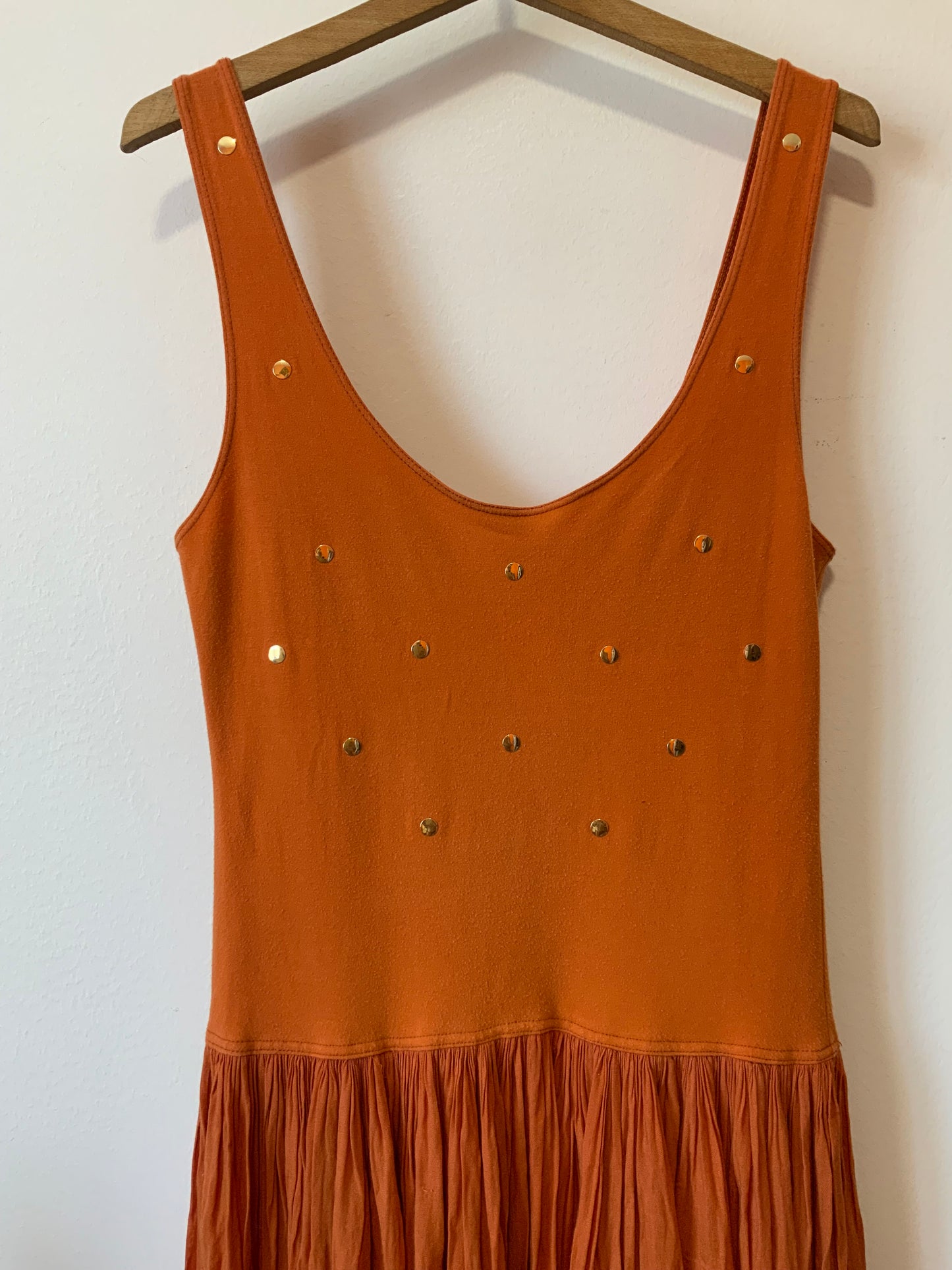 Robe Orange Original Vintage 1980 France