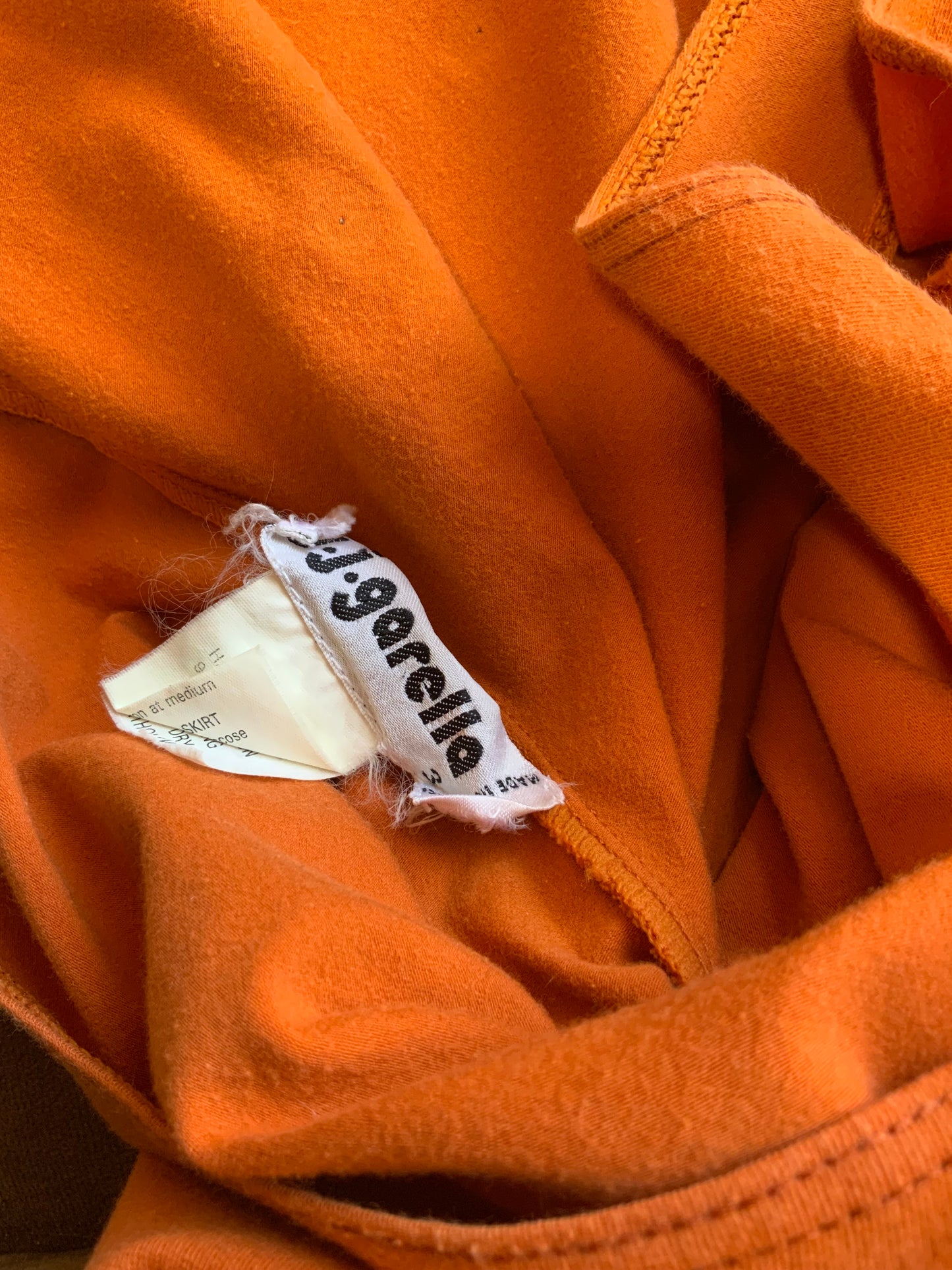 Robe Orange Original Vintage 1980 France