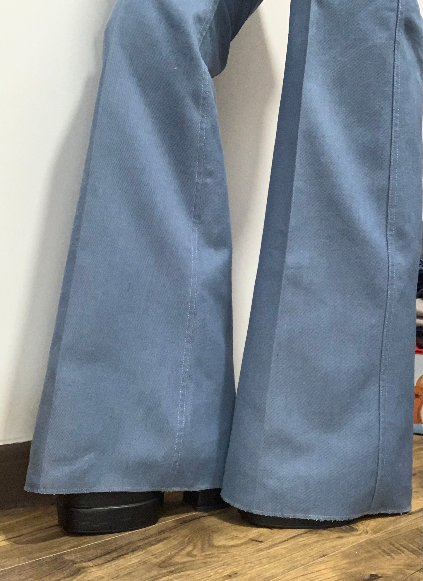 1975 Sublime Flare Pattes d’Elephant Authentique Seventies Vintage Deadstock France
