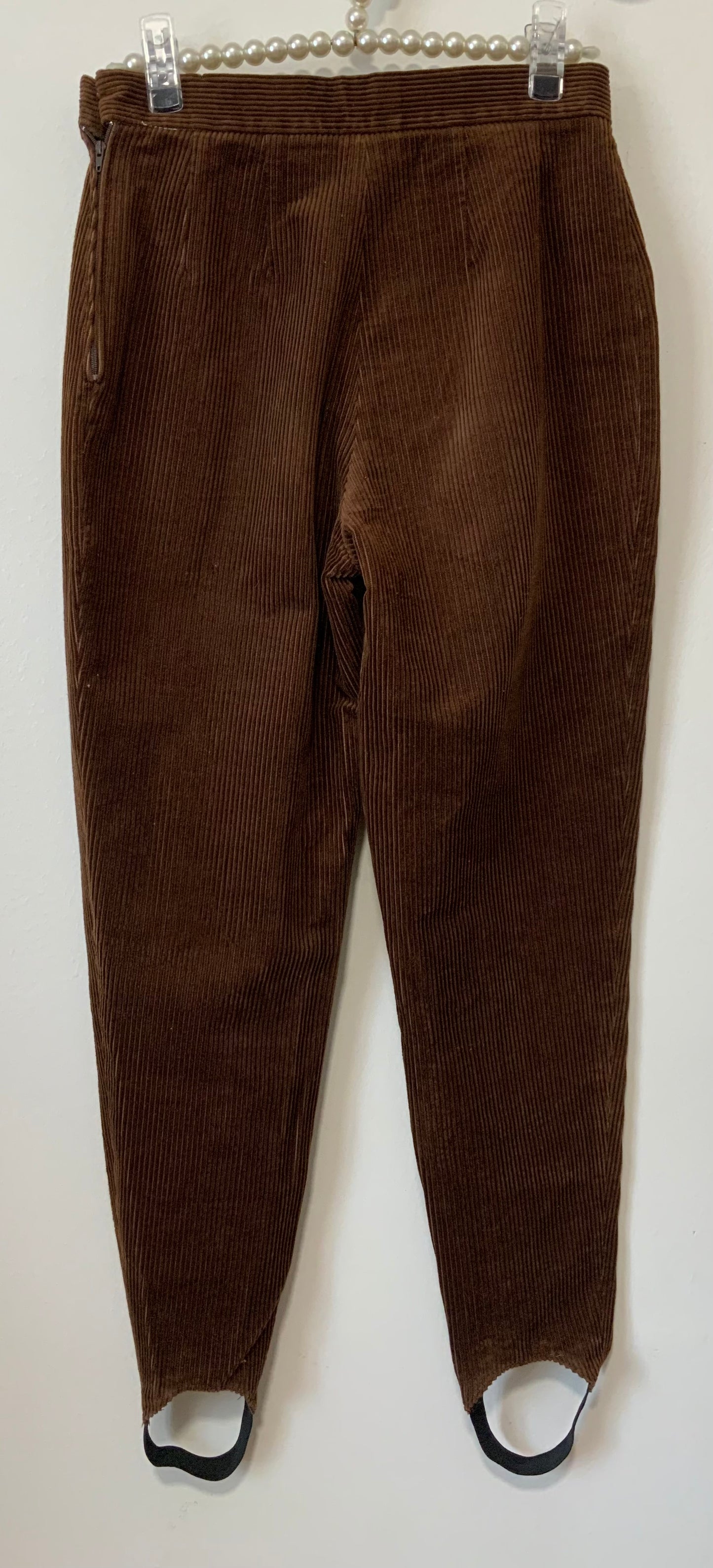 Pantalon Fuseau en velours côtelé coupe Mom Beauté Vintage 1980