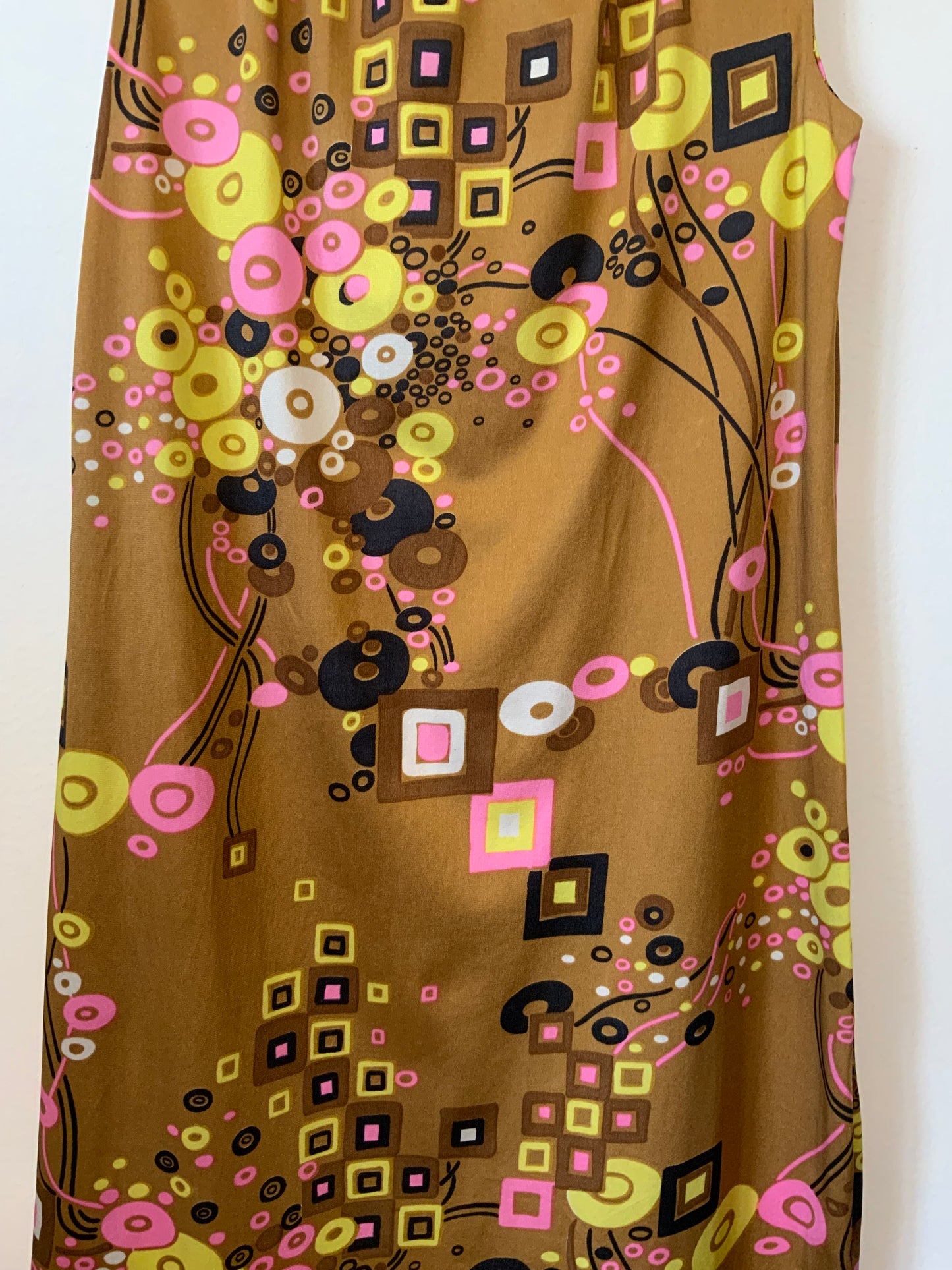 Robe psychédélique Faite Main Vintage 1970 Création