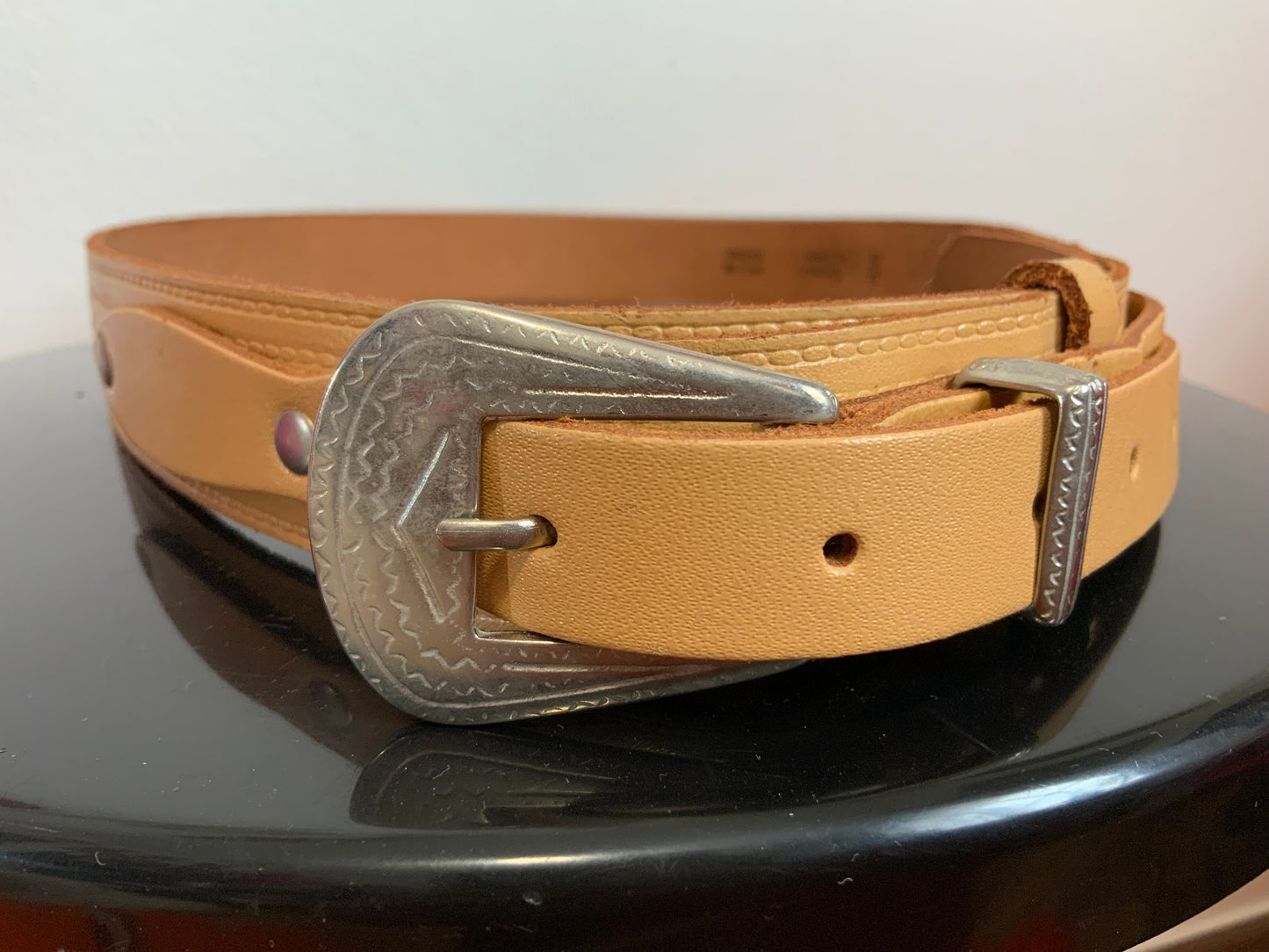 Ceinture Western 1980/90 Made in France Cowboy Vintage