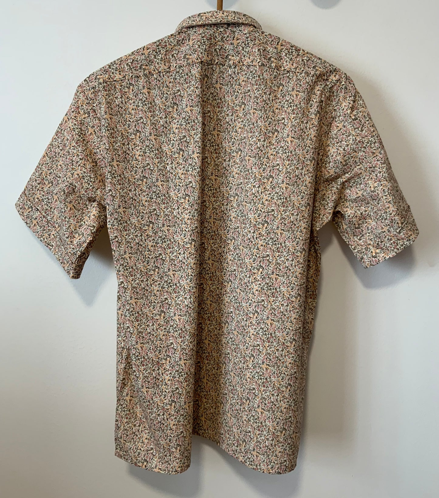 Chemise Deadstock 1970 Duc France Vintage Fleurs Liberty