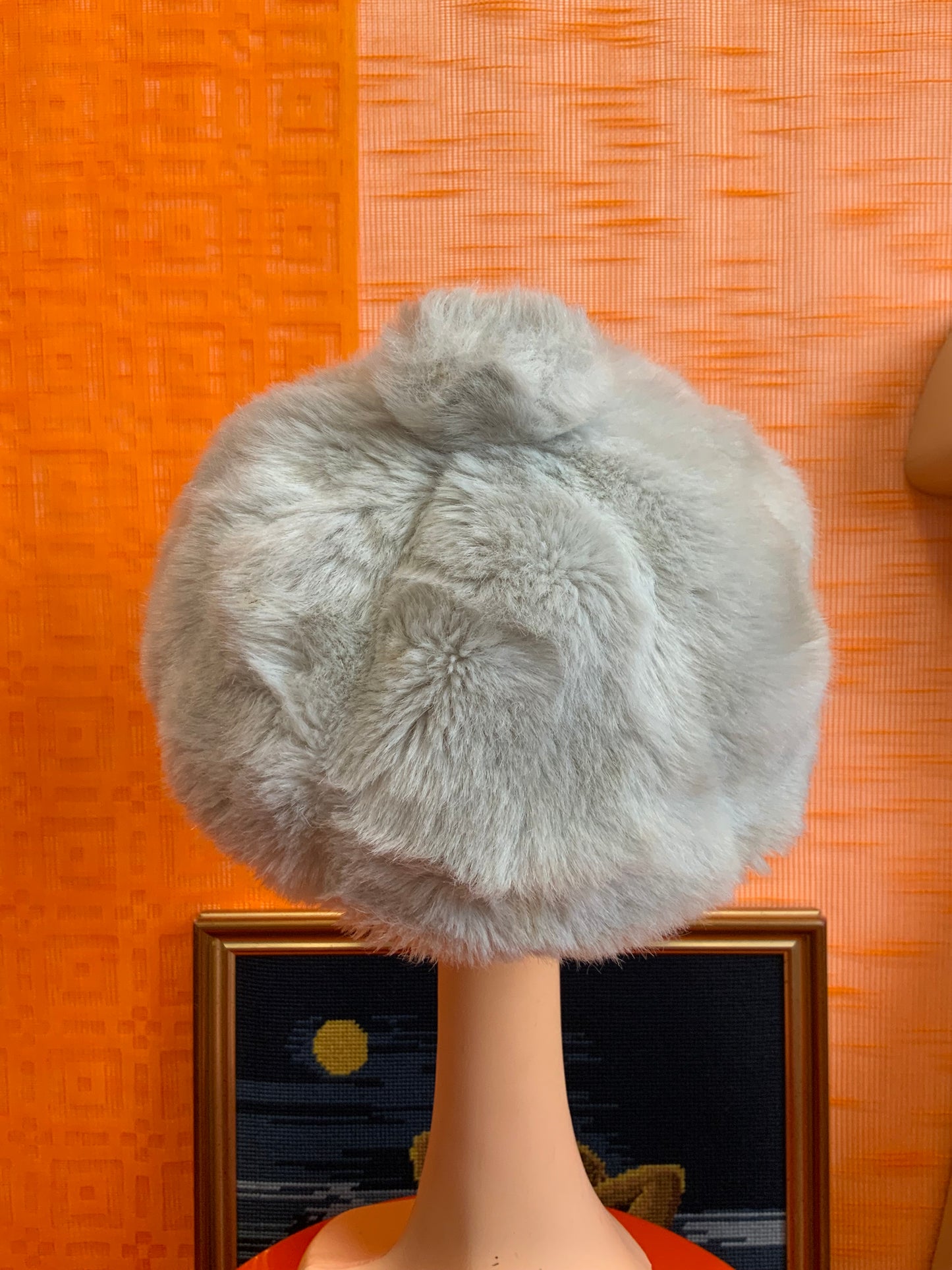Casquette France 1970 Vintage Fourrure synthétique