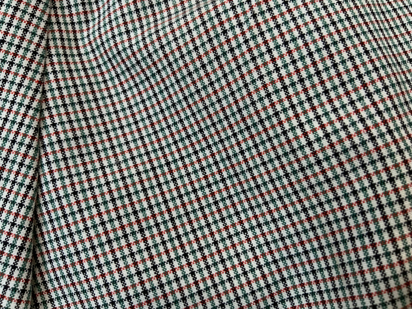 Ravissant mini short sexy 1970 à carreaux Vintage Deadstock