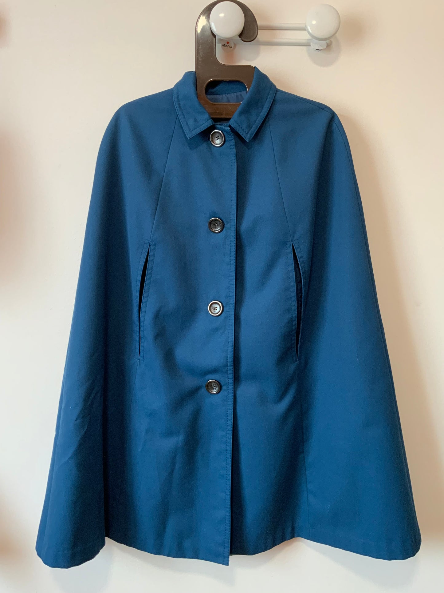 Superbe cape Vintage 1970 Tergal - Boussac Made in France Élégance