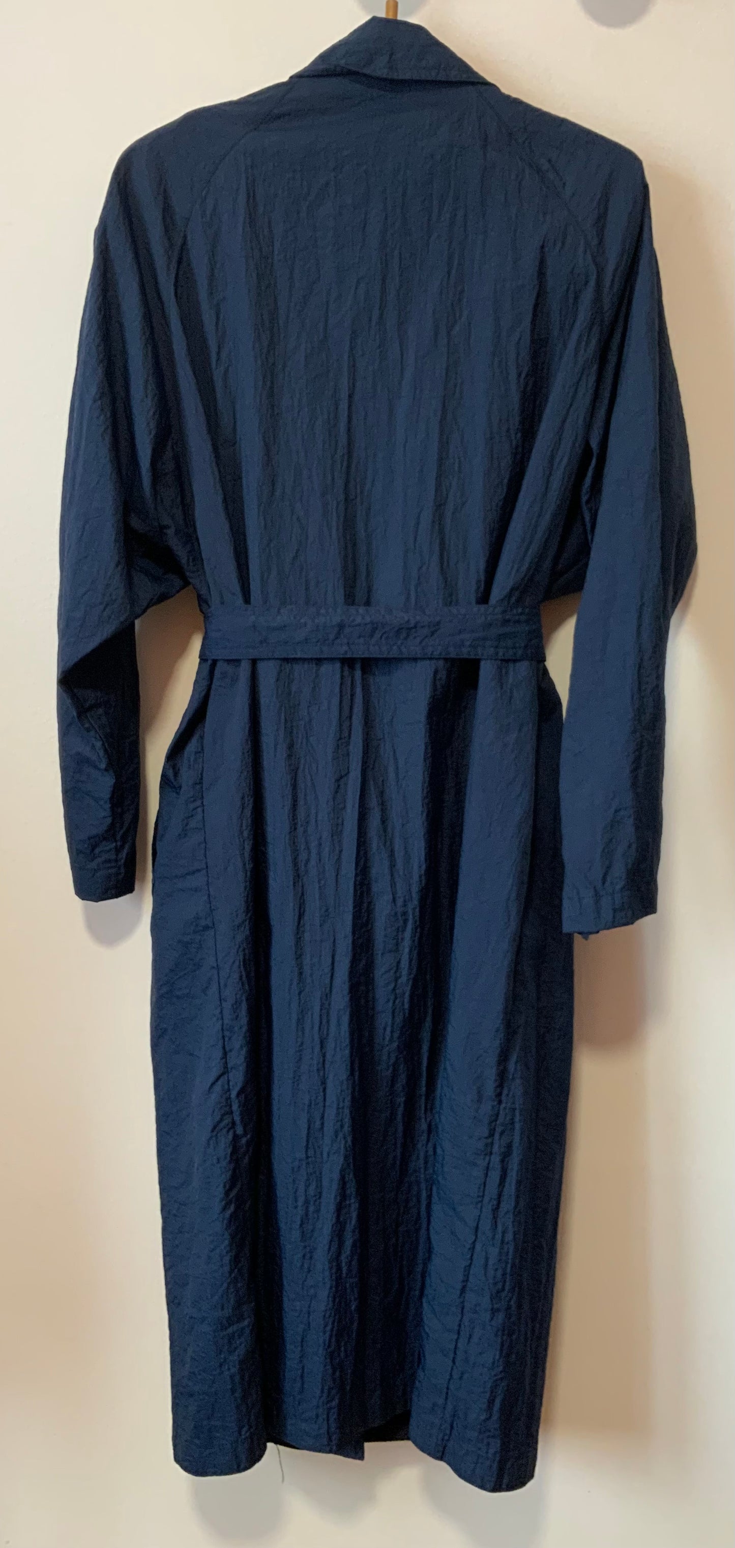 Trench Vintage France matière froissée 1980