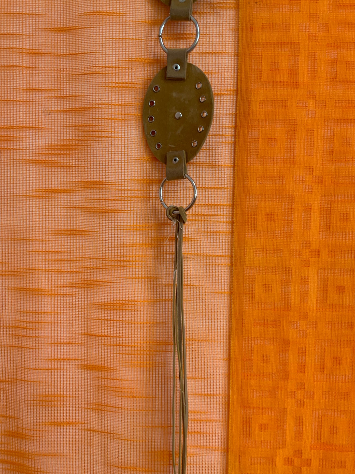 Superbe Ceinture en Daim Bohème Authentique 1970