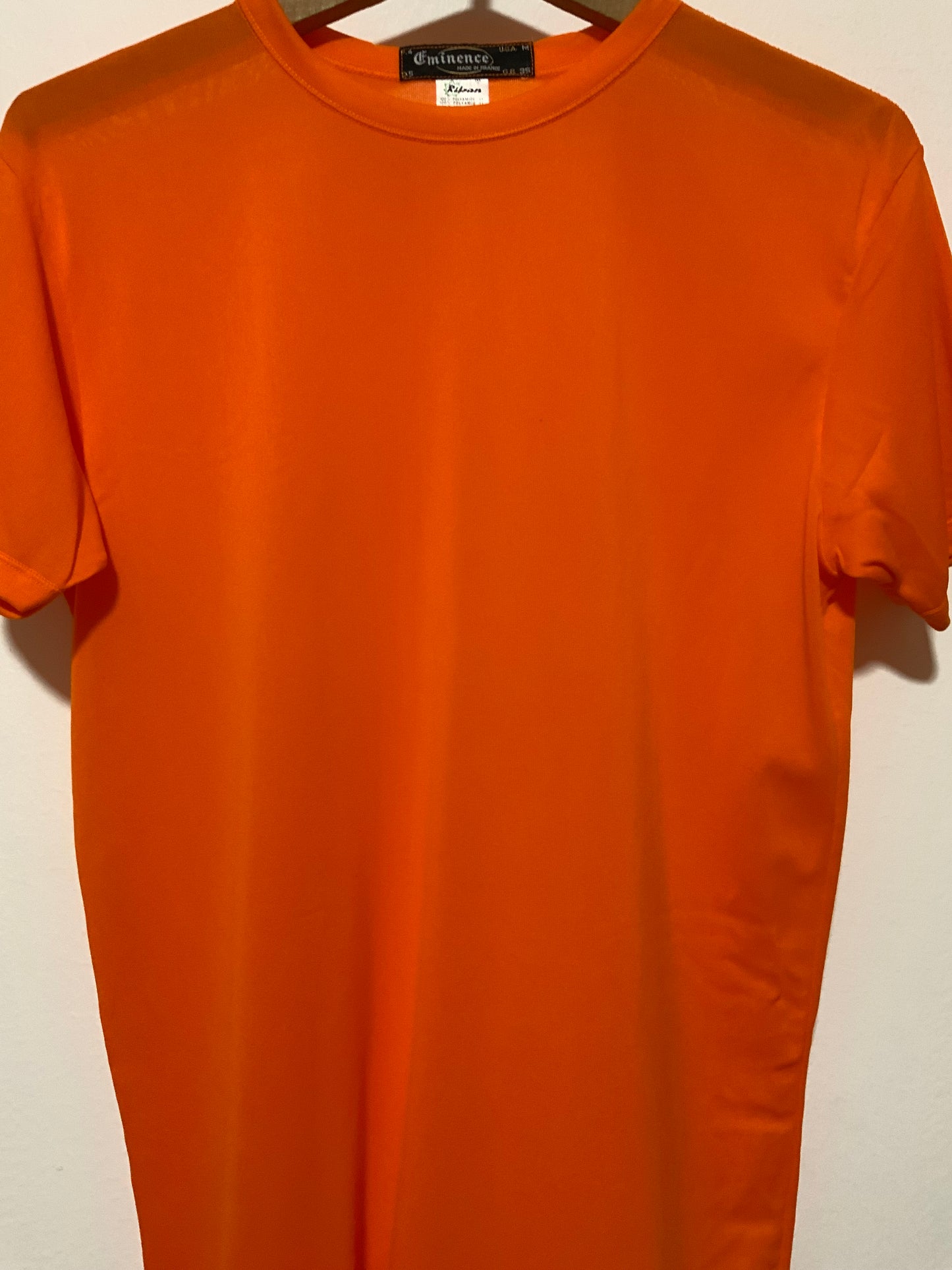 T shirt Eminence Orange Neuf 1970