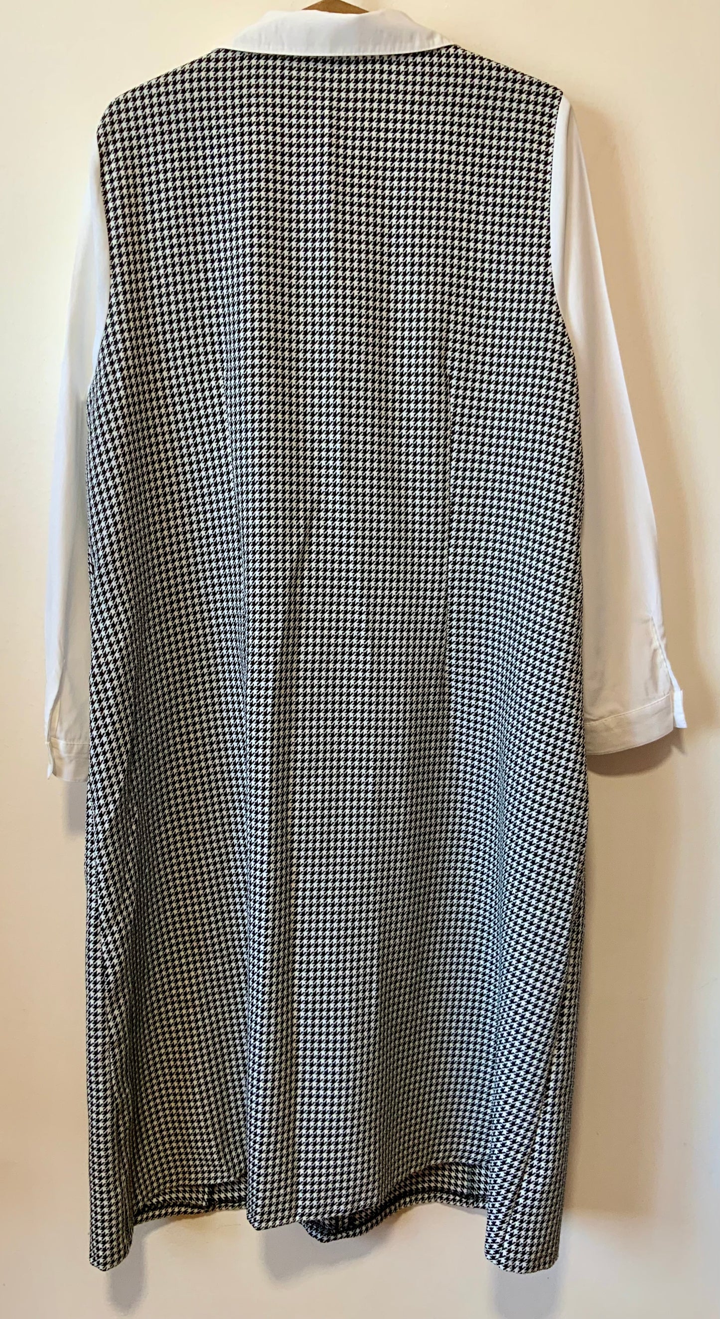 Robe à carreaux pieds de poule Vintage
