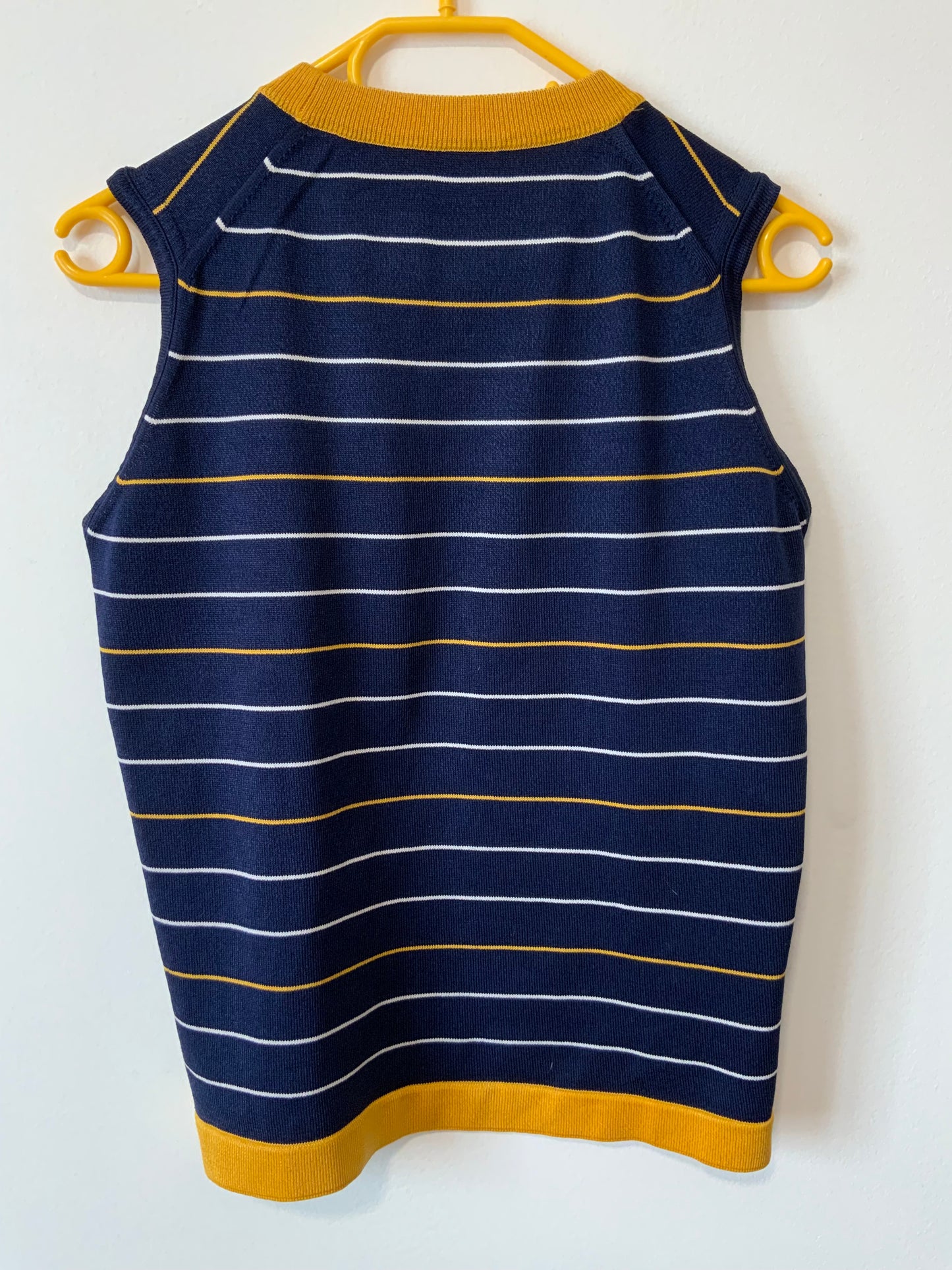 Top Tricot débardeur rayures Vintage 1980 Chic