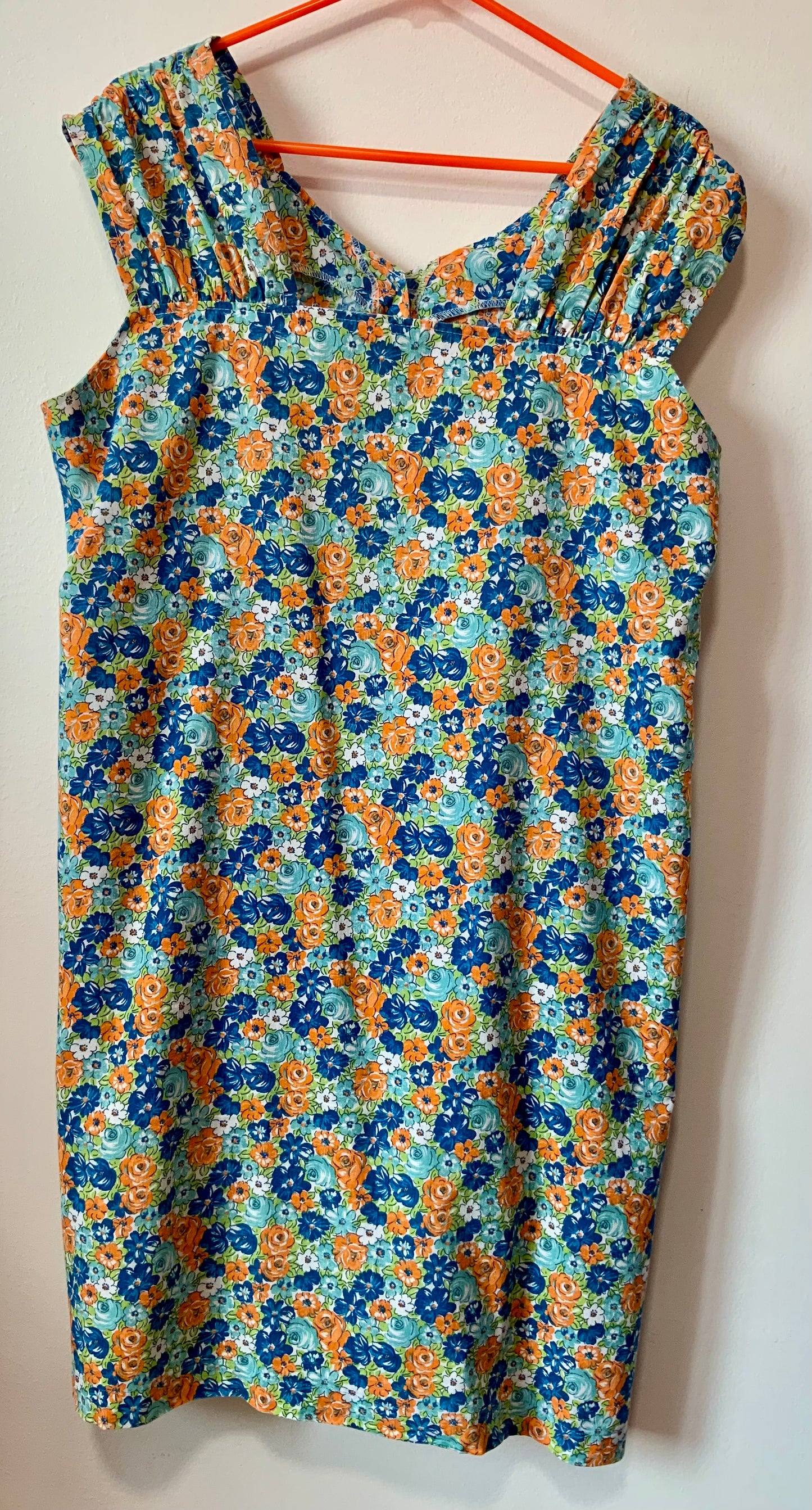 Robe boutonnée à Fleurs Vintage Été