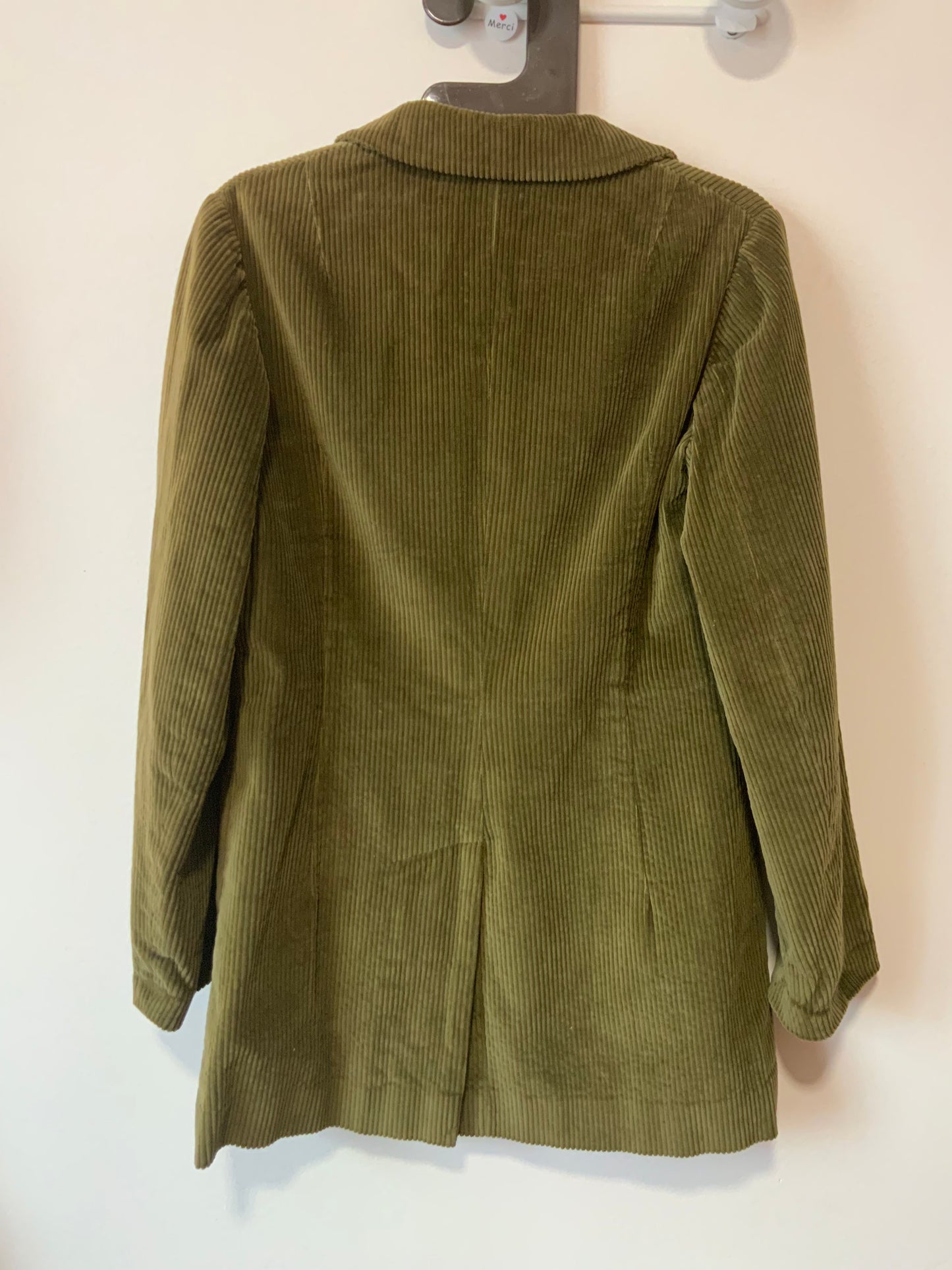 Veste Velours Ancienne Vintage Création faites à la main Couture Velours côtelé