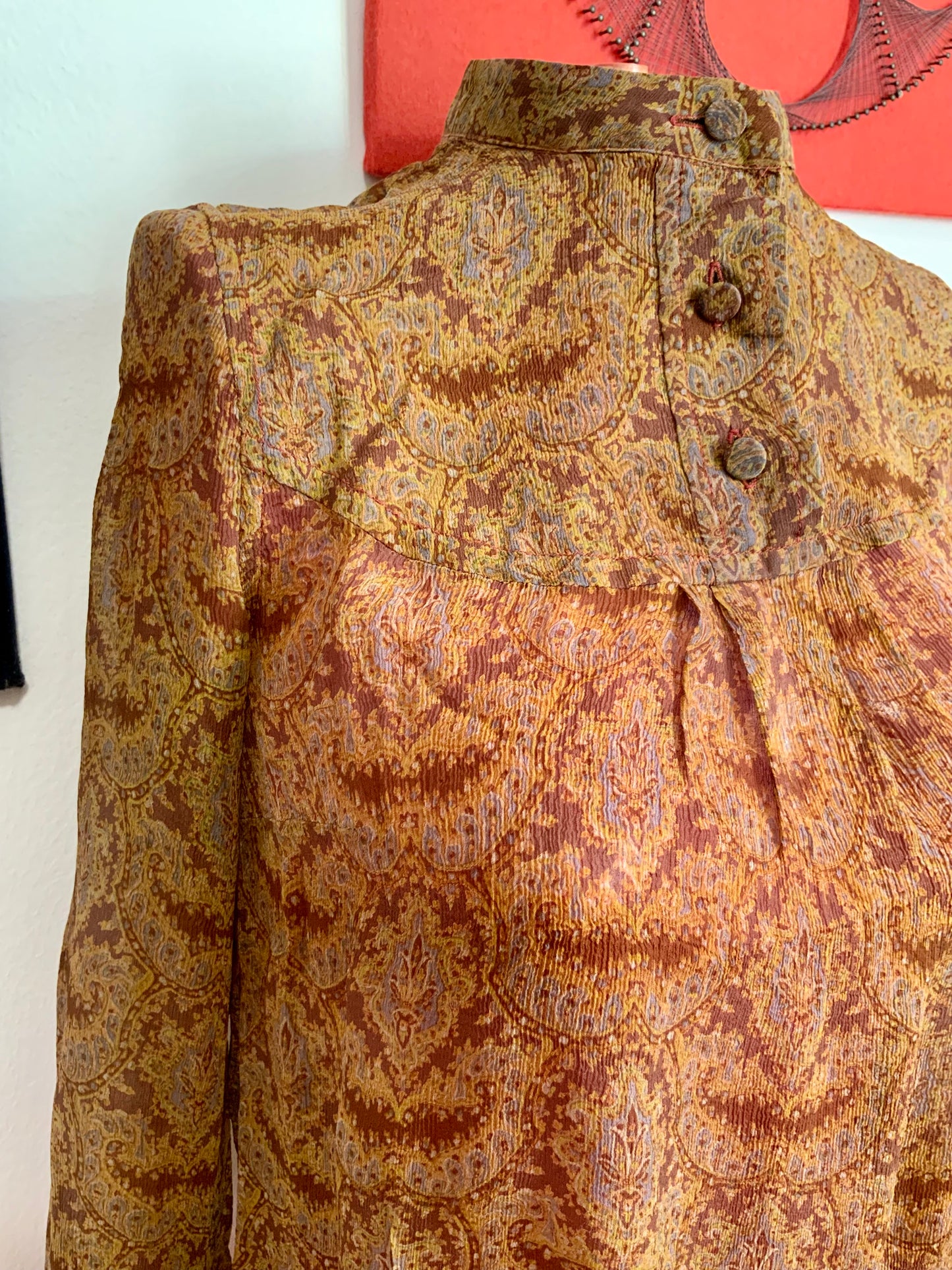 Blouse Chemisier pure soie Isabel Marant Vintage 90 Étoile Baroque