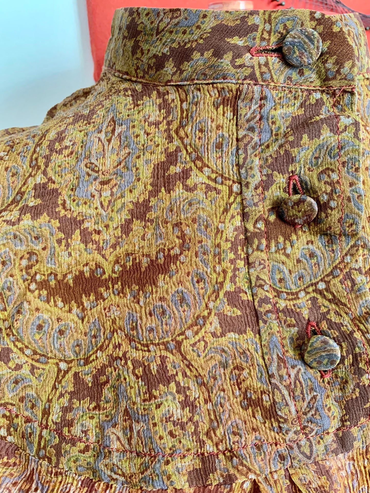Blouse Chemisier pure soie Isabel Marant Vintage 90 Étoile Baroque