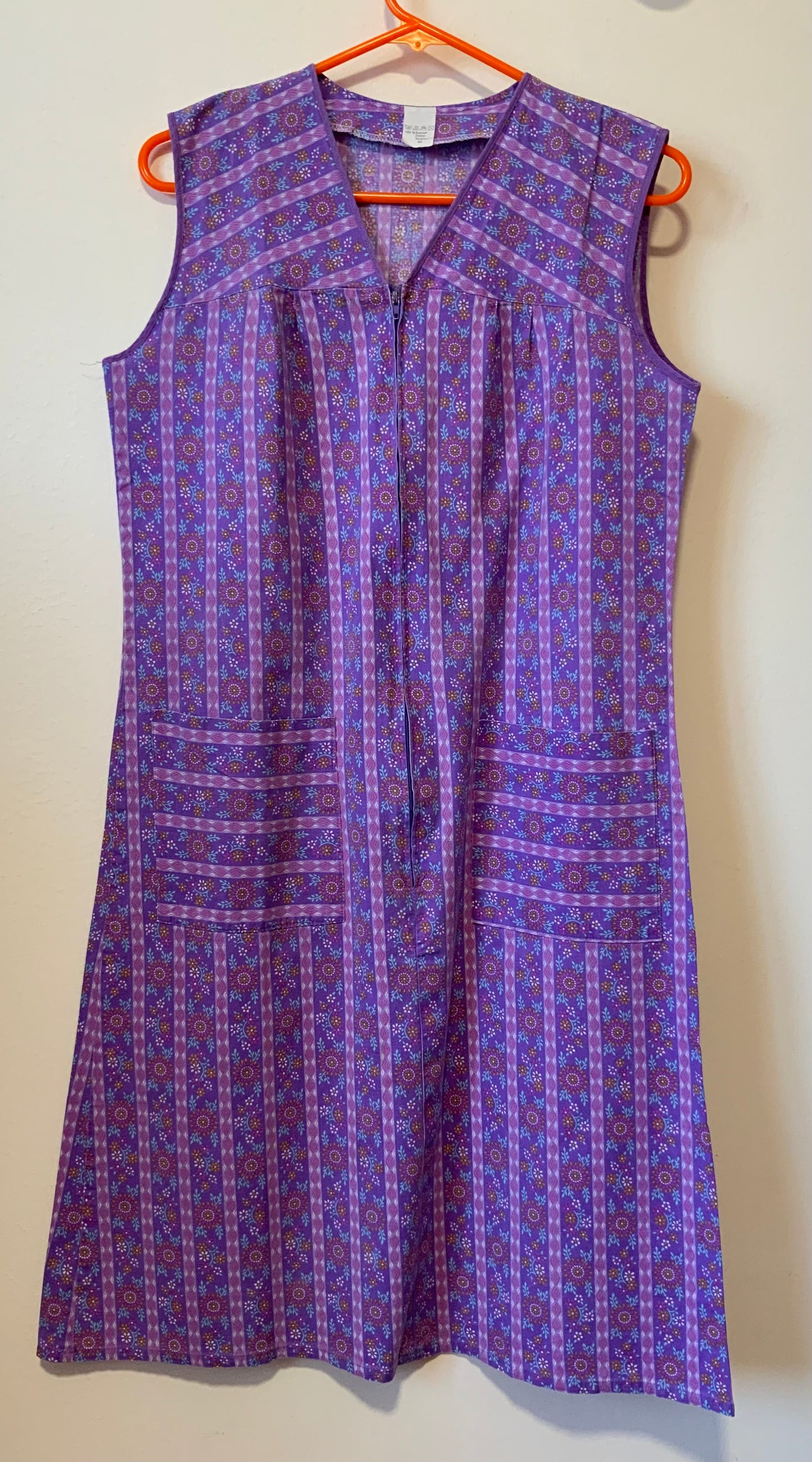 Robe Blouse à fleurs Vintage Deadstock 100% Coton