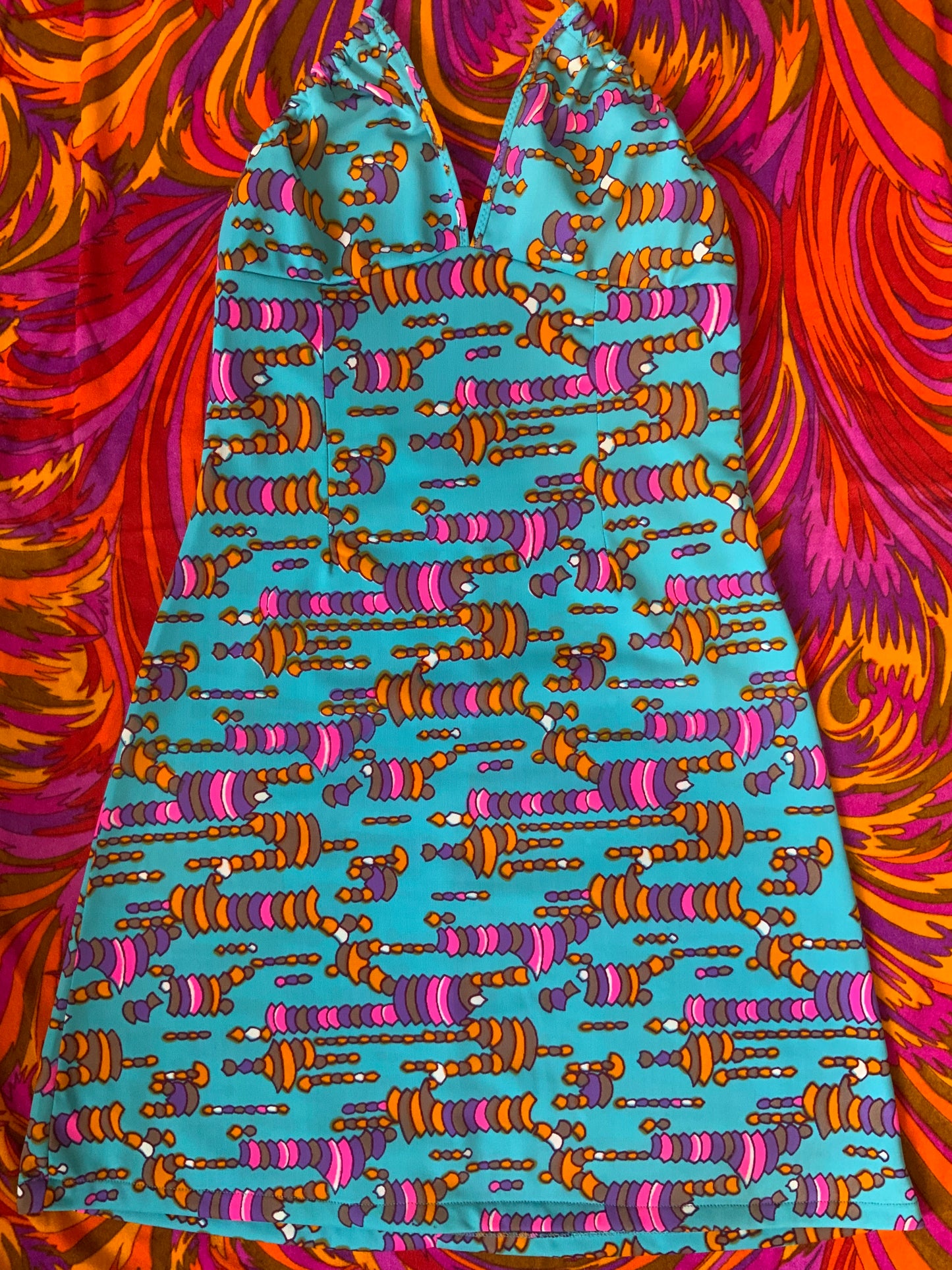 Sublime robe dos nu été Triumph Vintage 1970/80