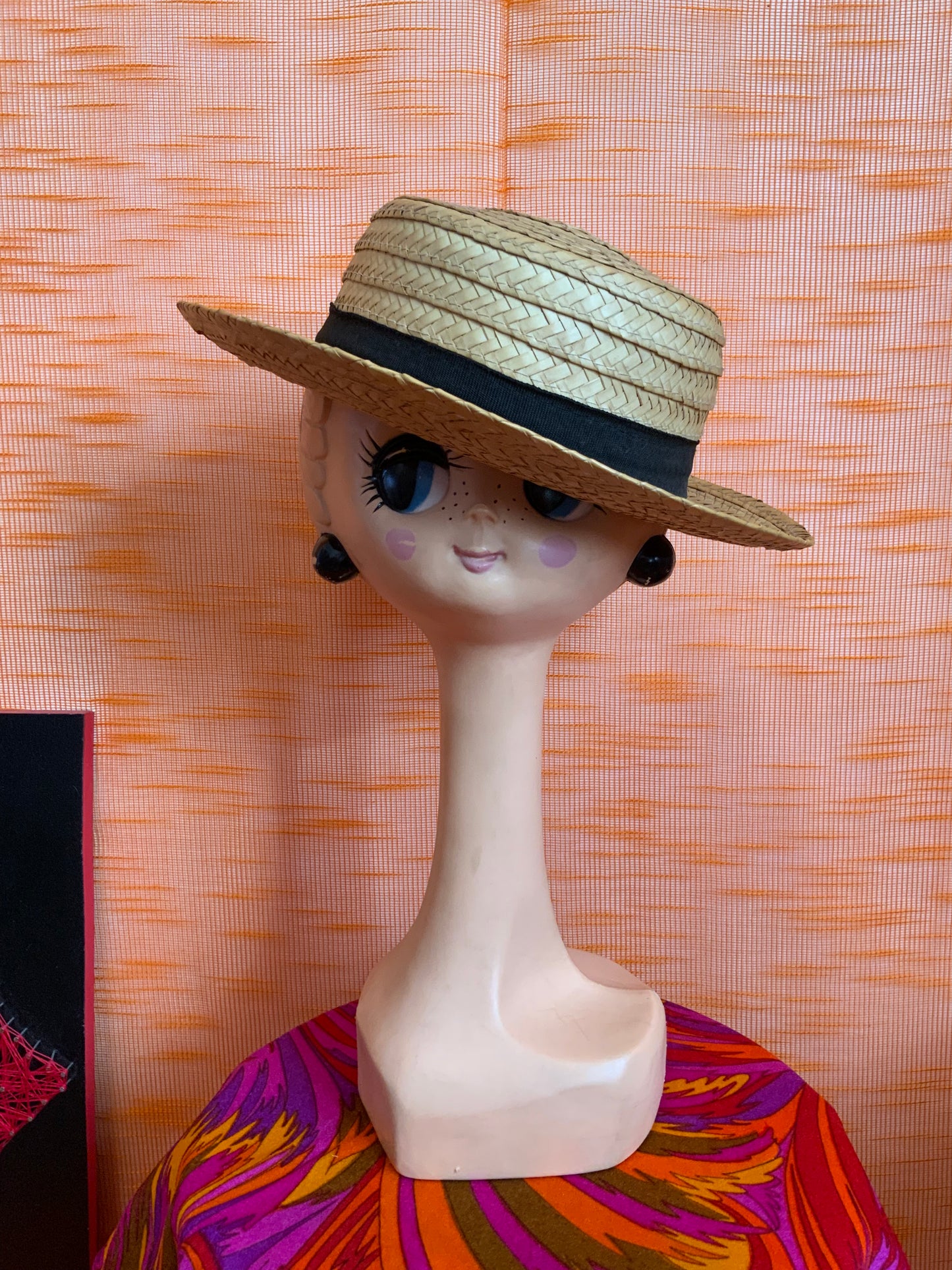 Canotier traditionnel Chapeau de paille Vintage