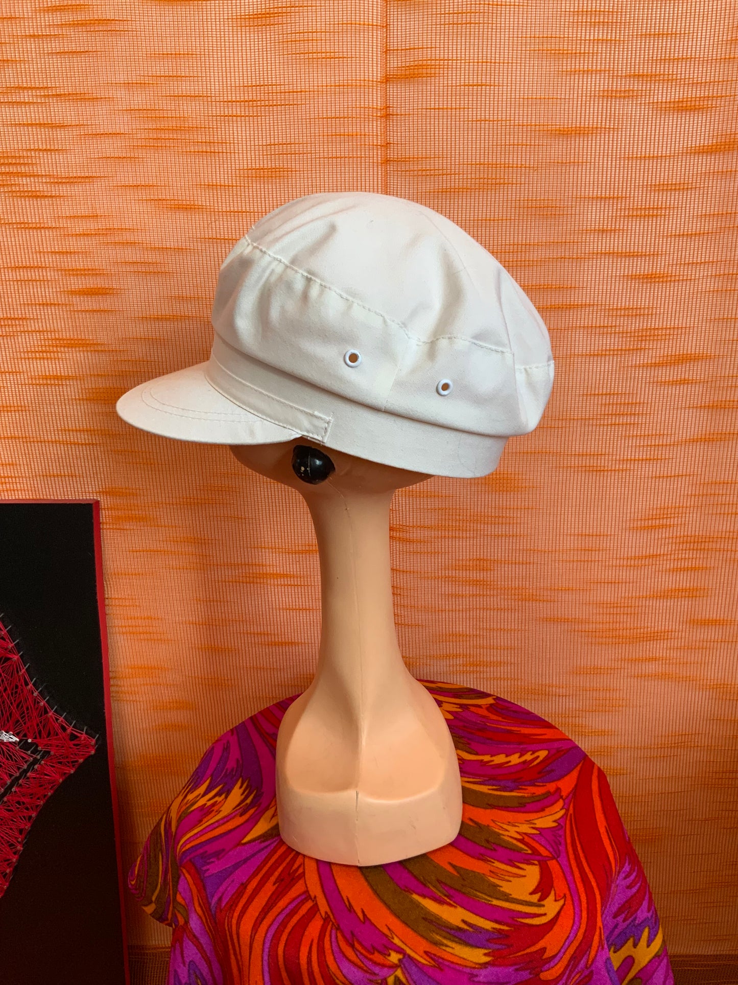 Casquette 1970 Vintage Confectionnée Création -