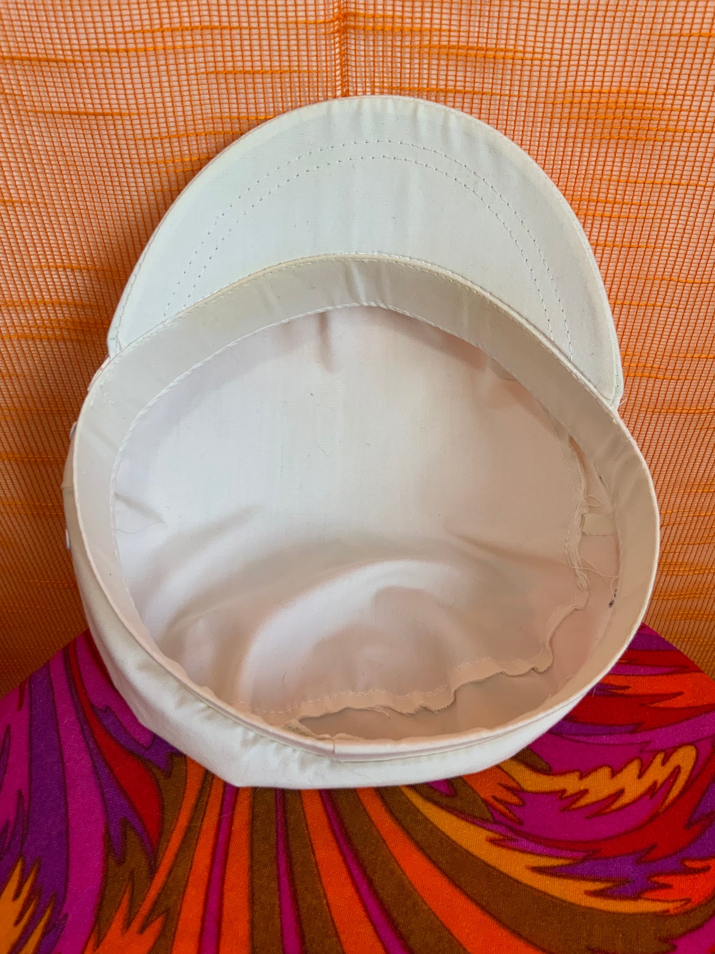 Casquette 1970 Vintage Confectionnée Création -