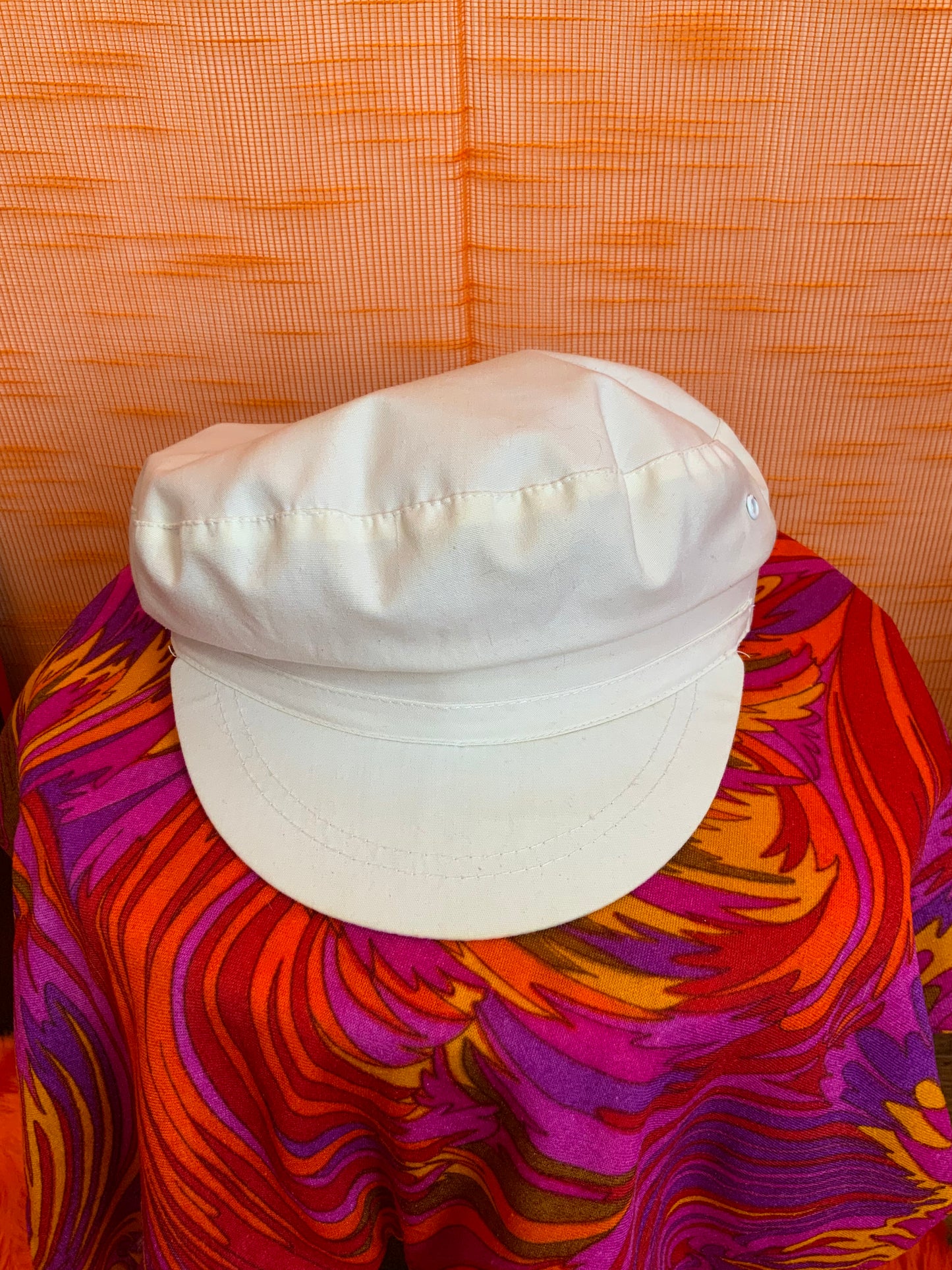 Casquette 1970 Vintage Confectionnée Création -
