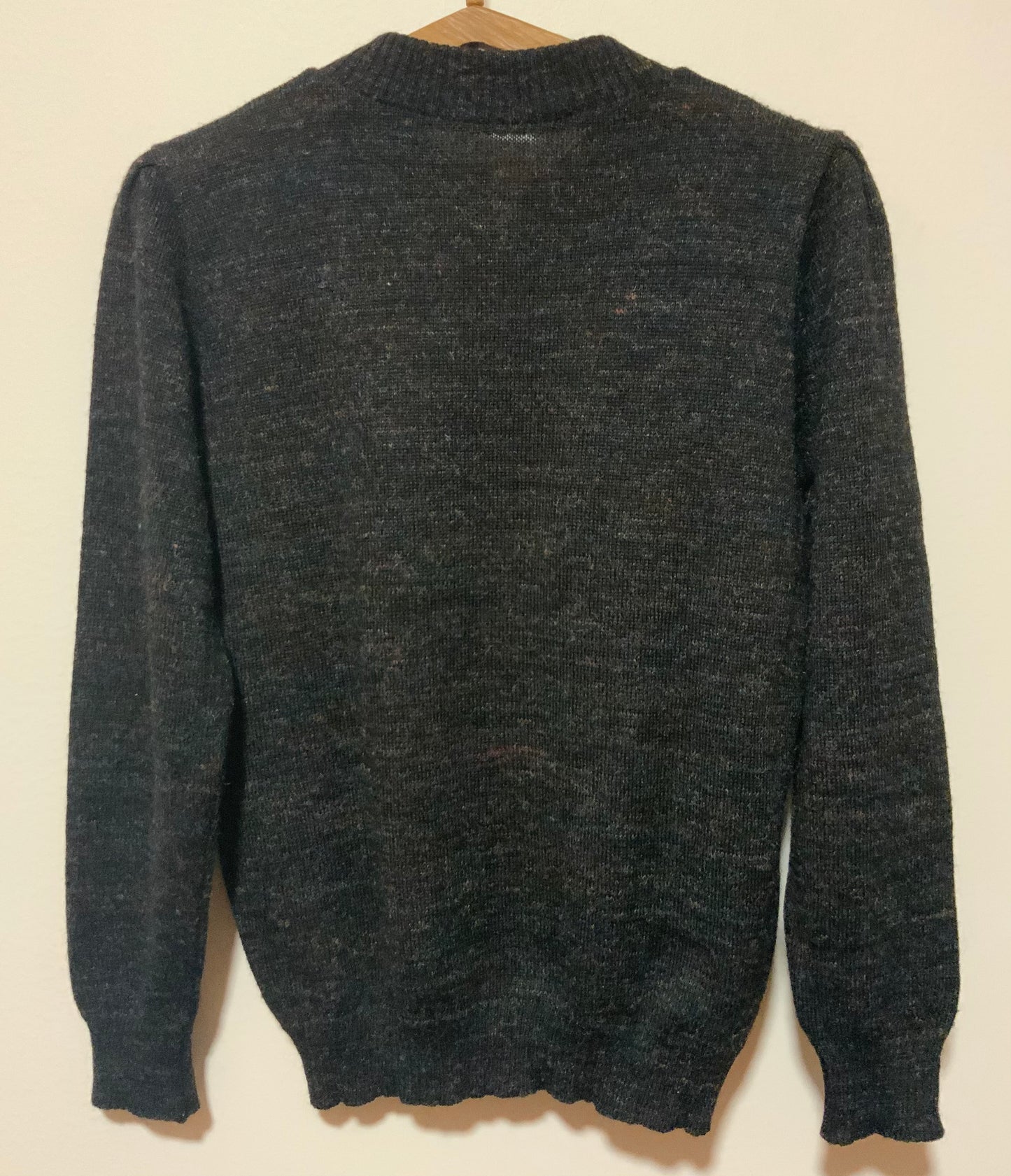 Pull Vintage 1980 à motifs Fleurs