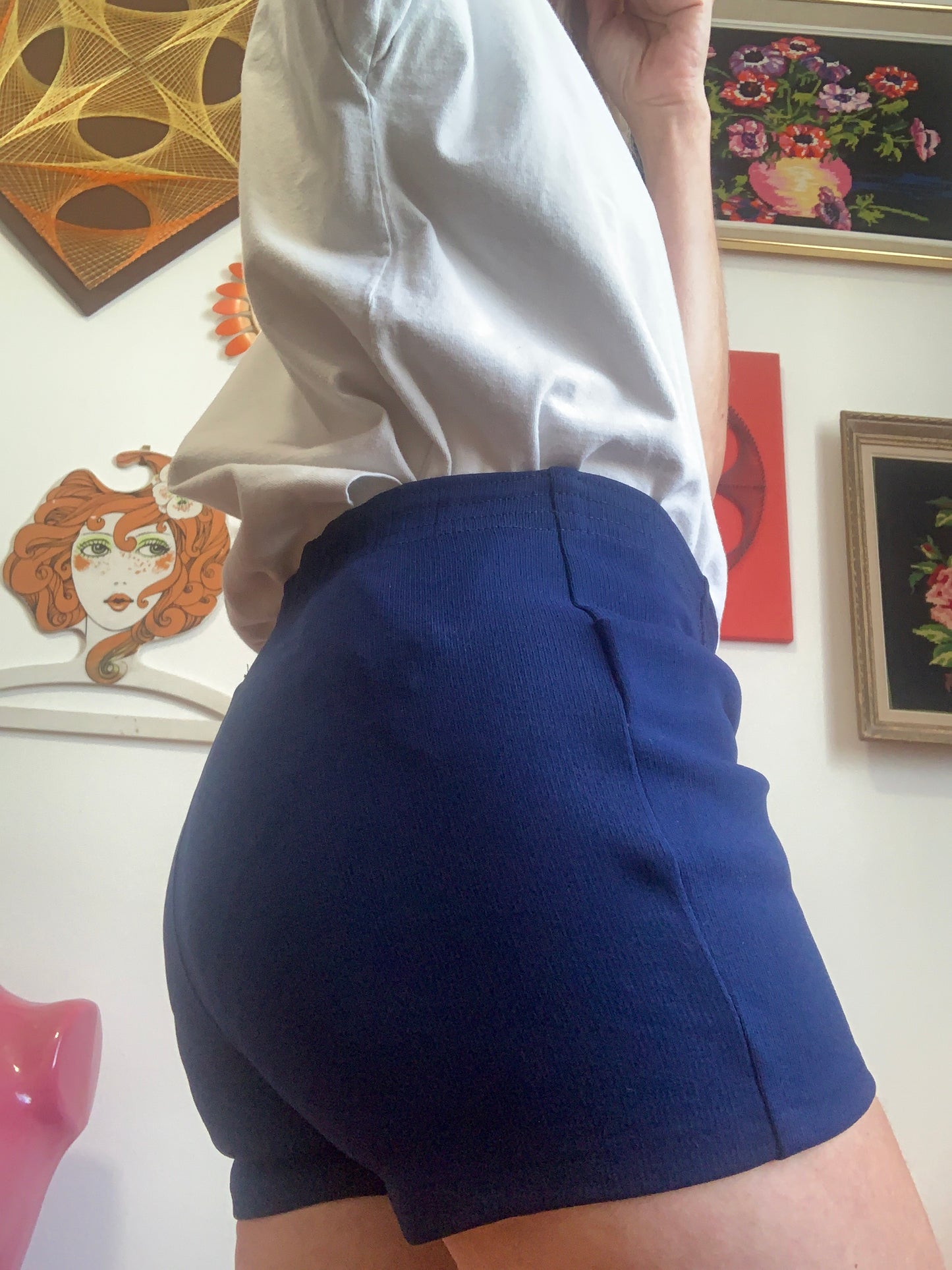 Mini Short façon stretch Vintage 1970