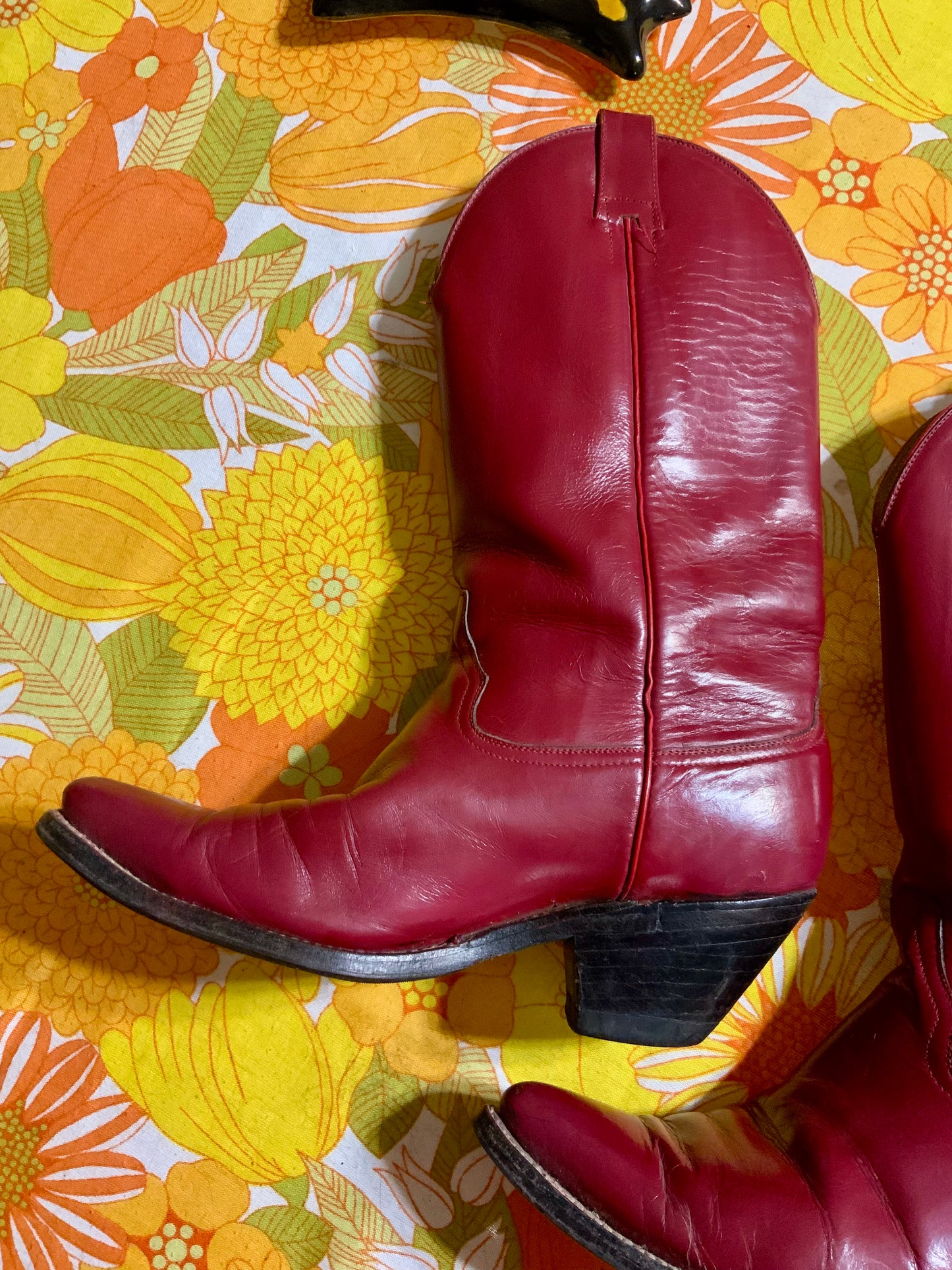 Superbes bottes Santiags rouges Confection Mexique Botas Fox