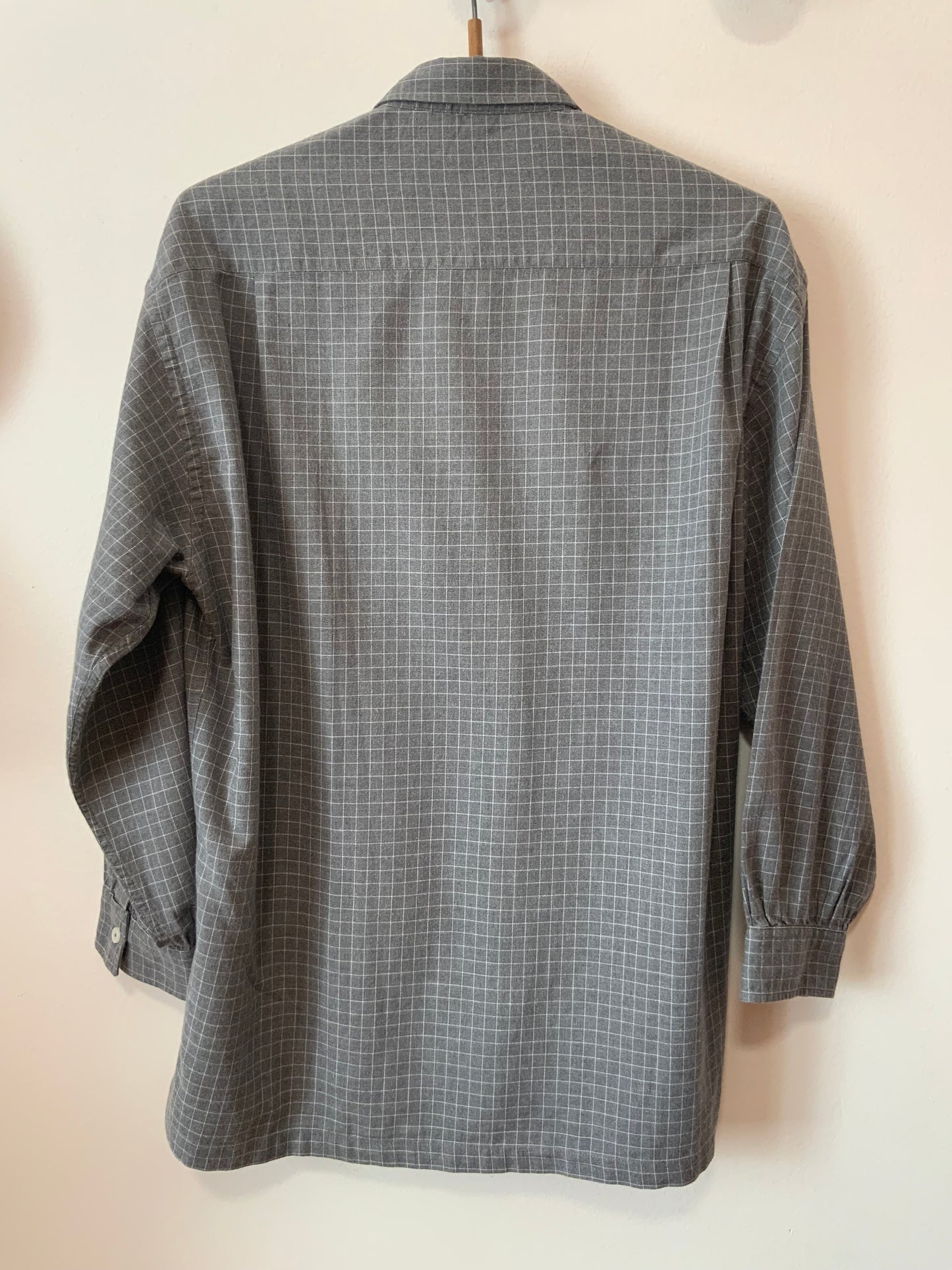 Chemise à carreaux coton Courrèges Vintage