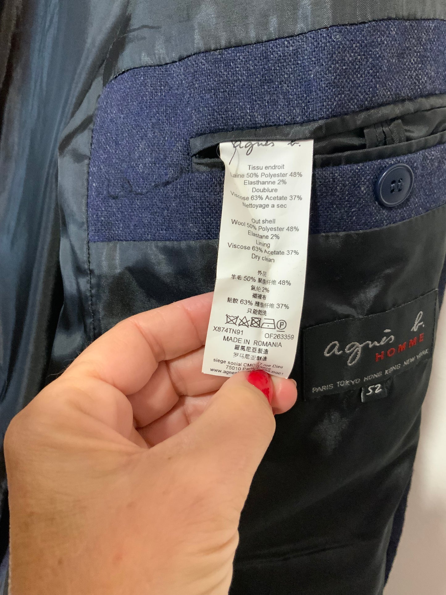 Blazer Mixte Maison Agnès B.