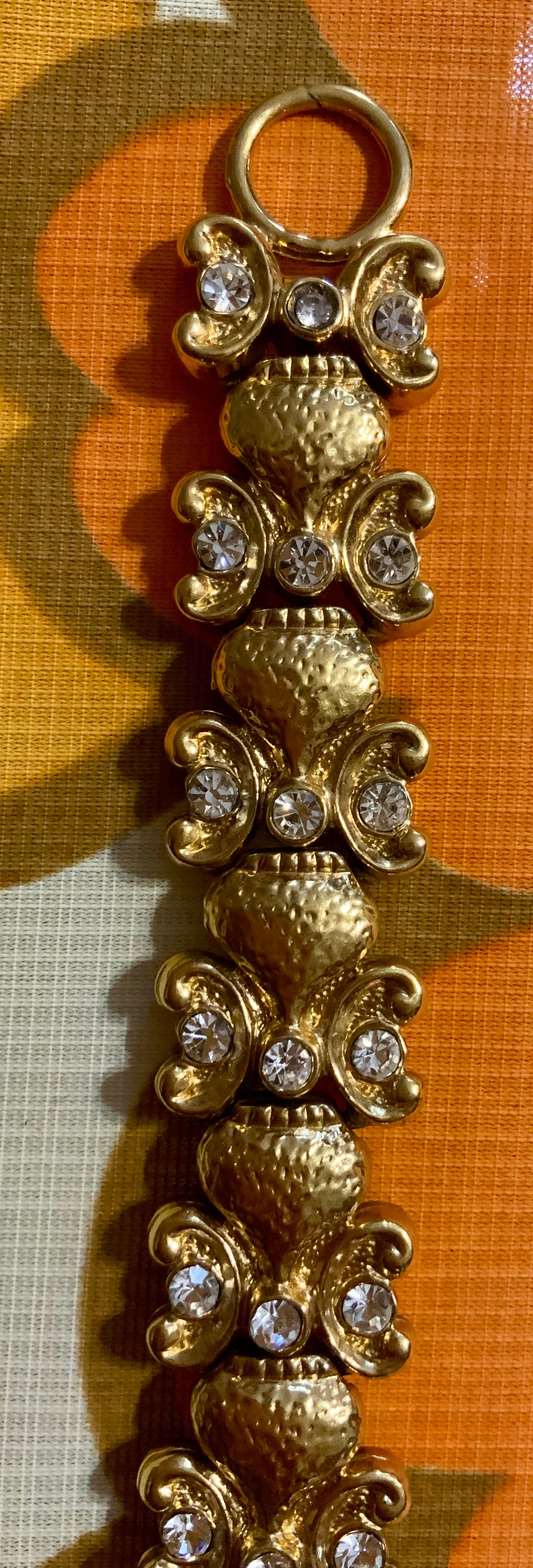 Sublime et Chic Bracelet Guy Laroche avec strass Vintage Luxe