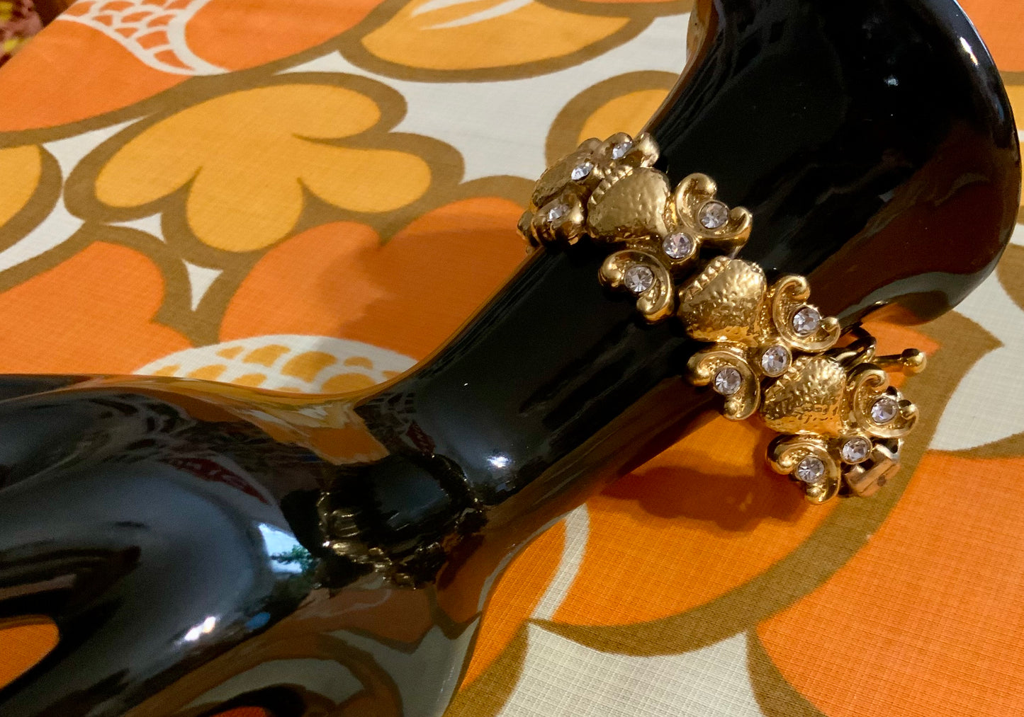 Sublime et Chic Bracelet Guy Laroche avec strass Vintage Luxe