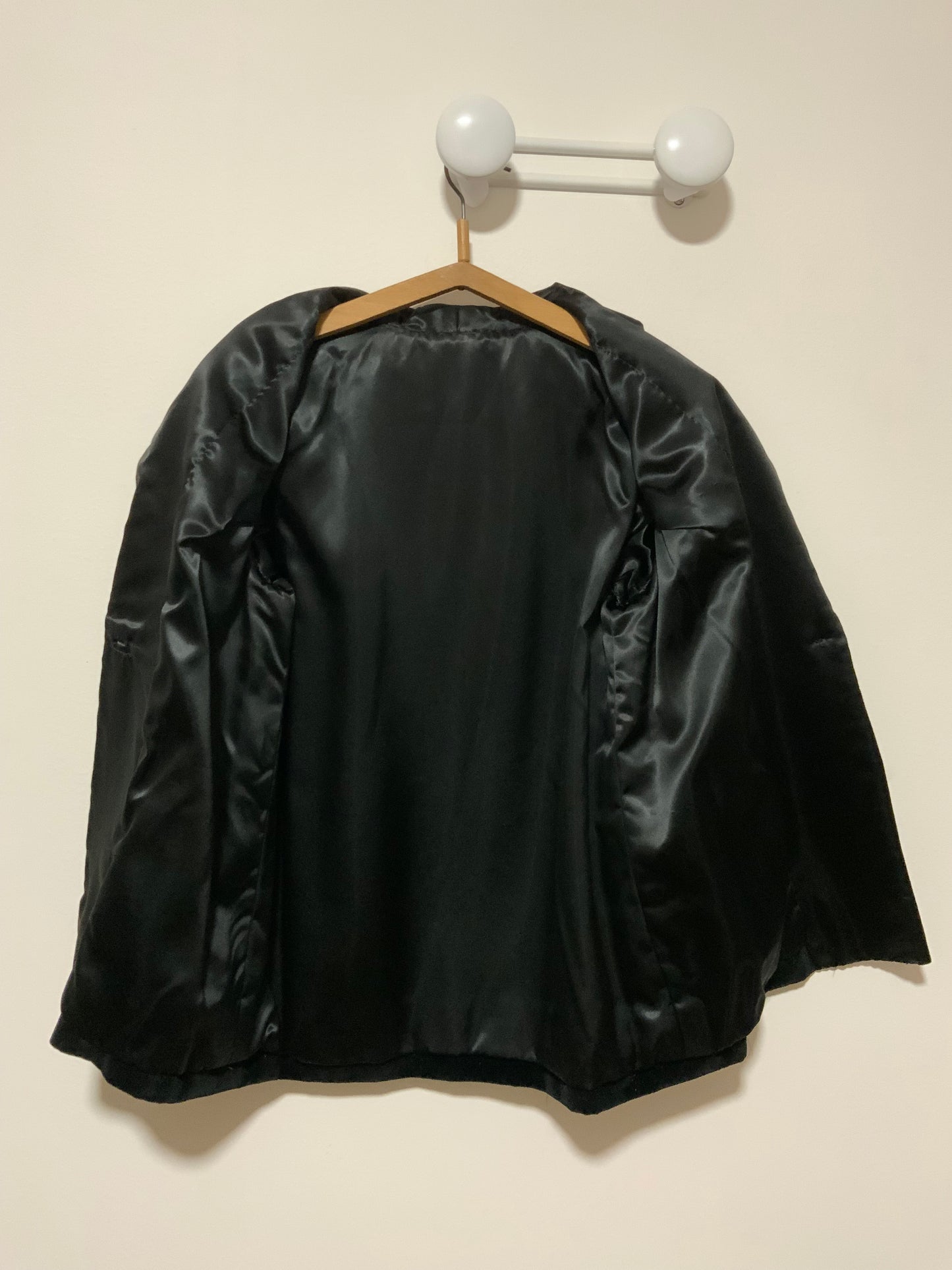 Veste velours noire Faire main Creation Vintage Beauté